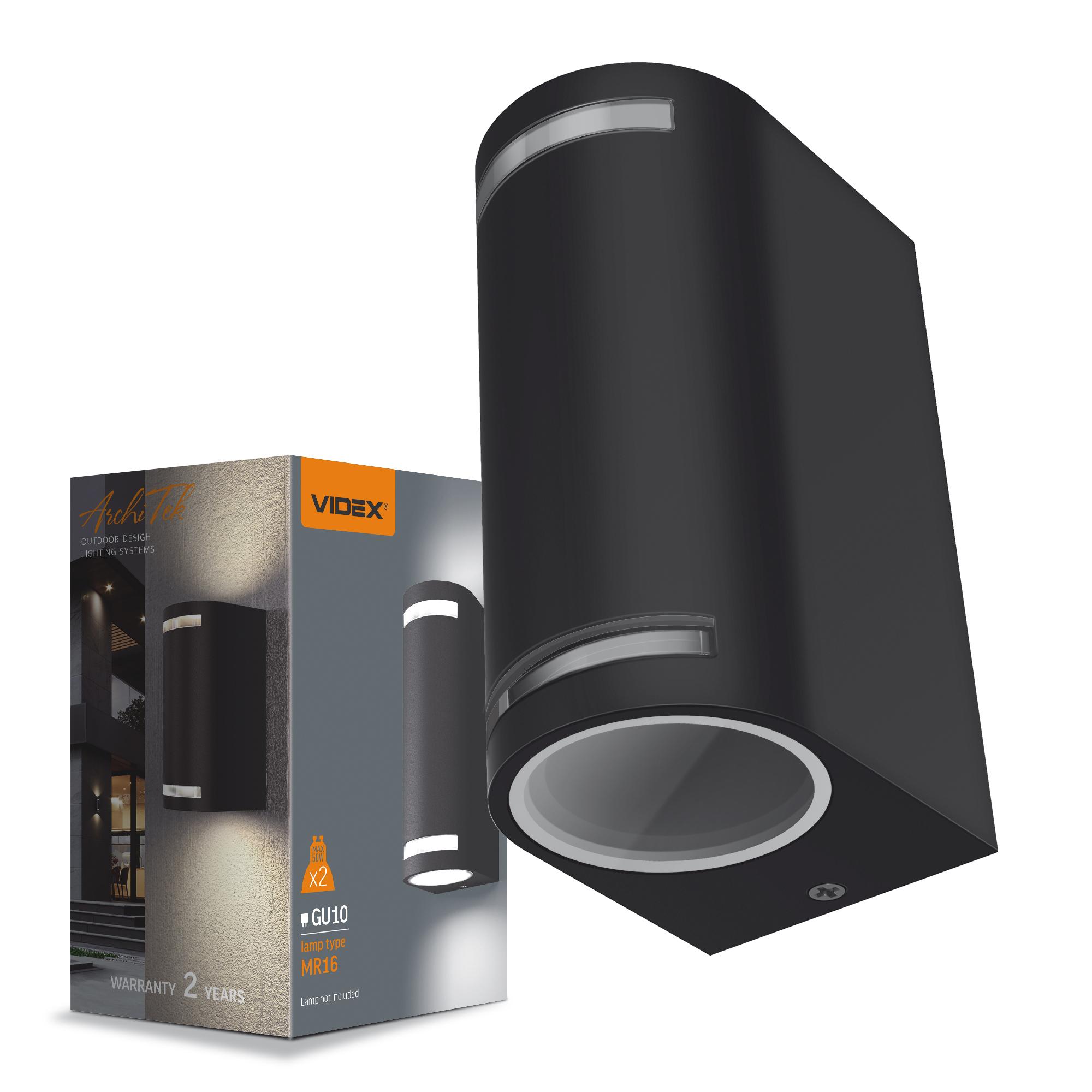 LED Світильник архітектурний AR022B IP54 VIDEX GU10x2 — фото 1 з 4