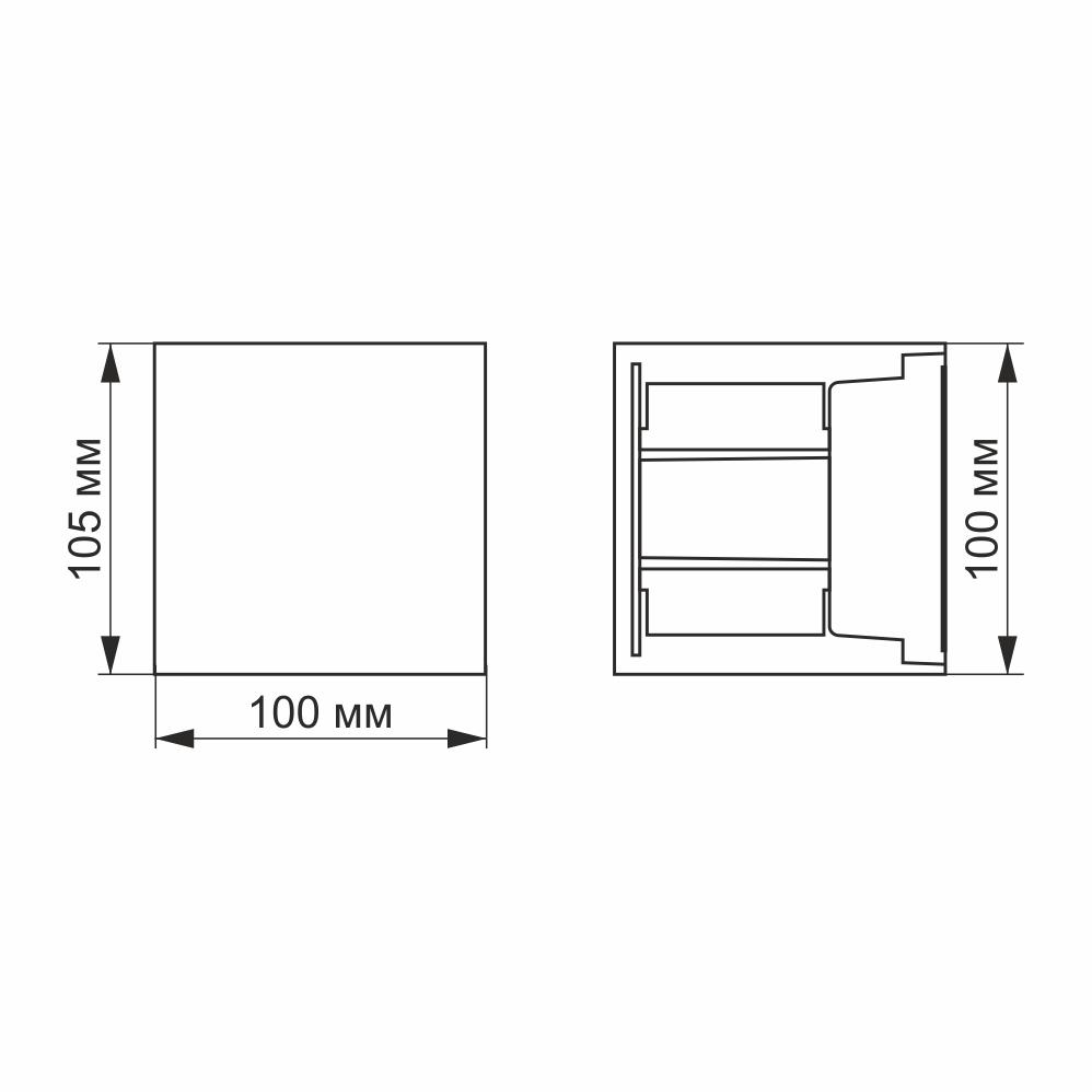 LED Світильник архітектурний AR04 IP54 VIDEX 6W 2700K — фото 7 з 7