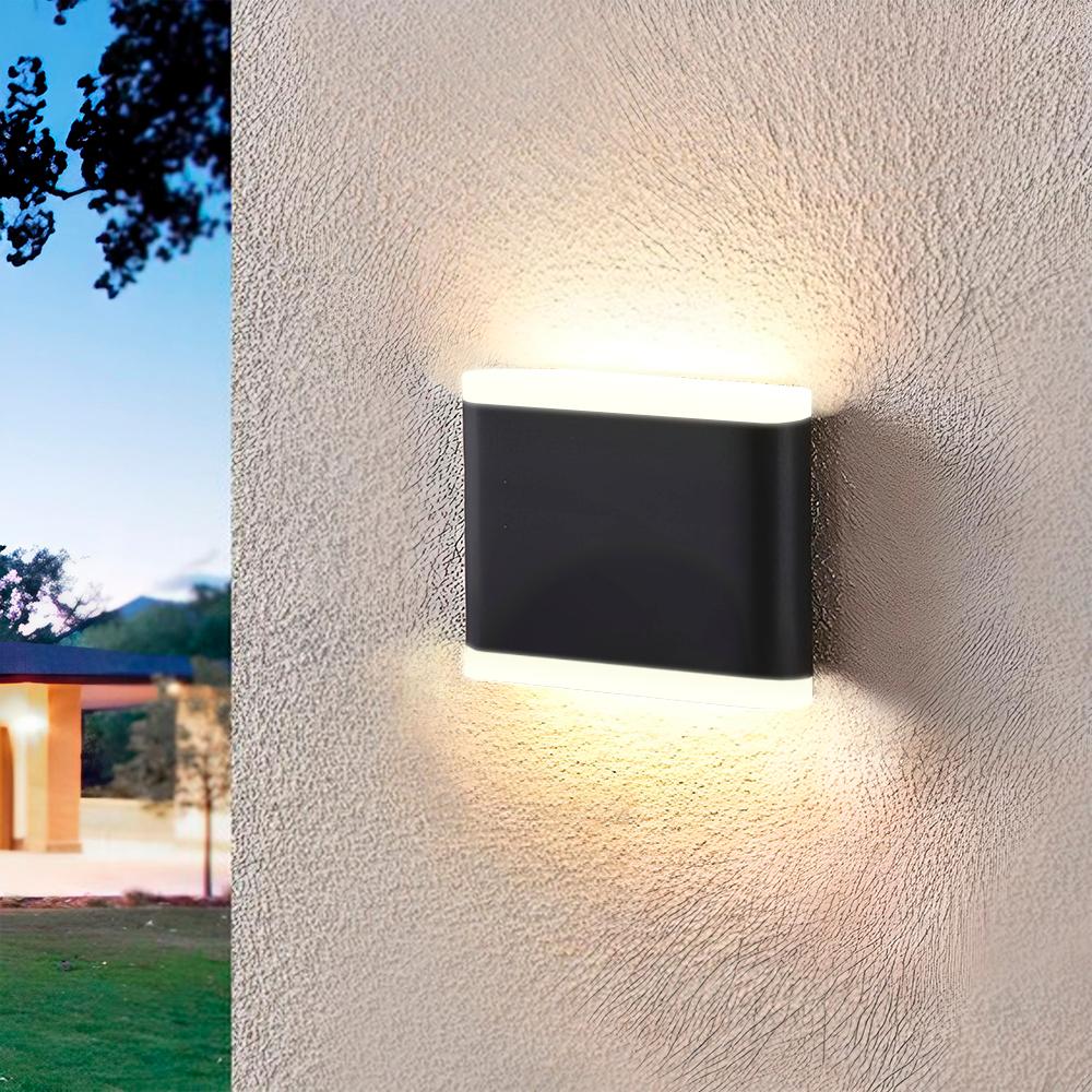 LED Світильник архітектурний AR06 IP54 VIDEX 6W 2700K чорний — фото 3 з 4