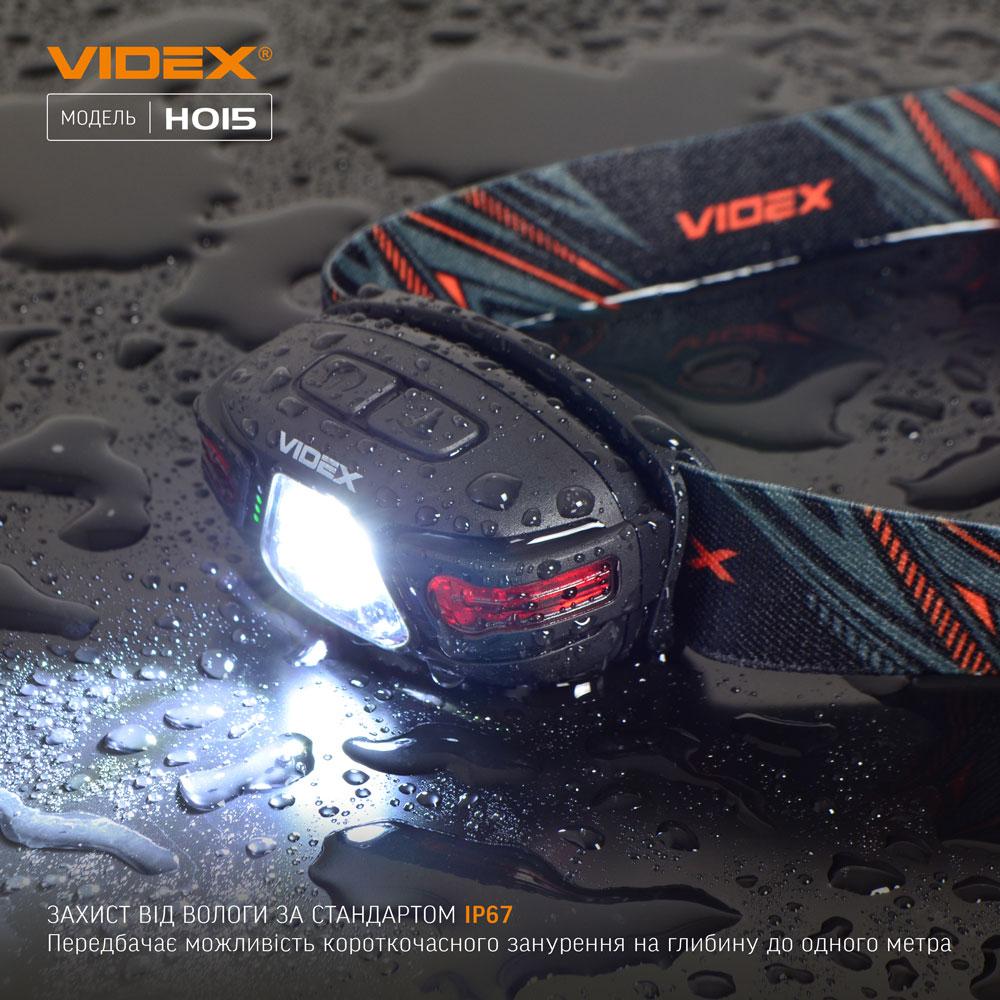 Налобний світлодіодний ліхтарик VIDEX VLF-H015 330Lm 5000K — фото 6 з 13