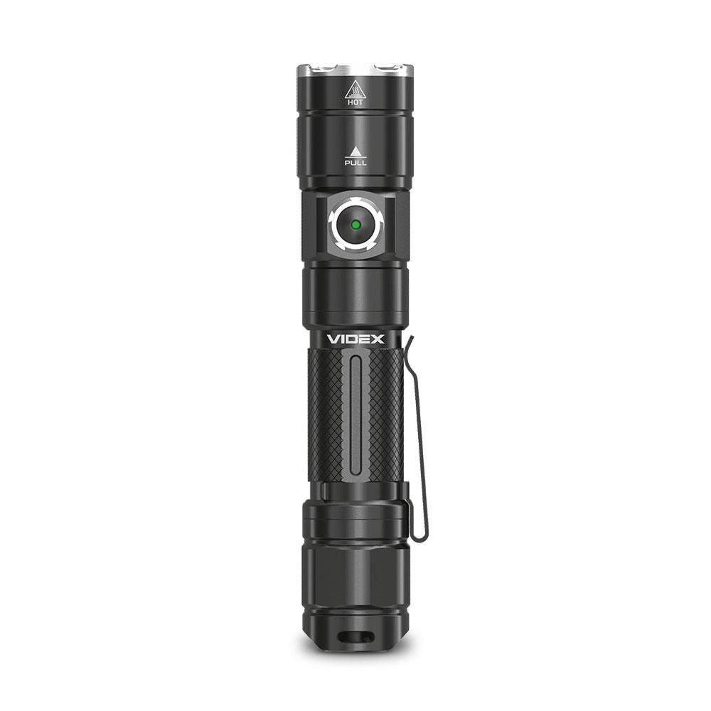 Портативний світлодіодний ліхтарик VIDEX VLF-A105Z 1200Lm 5000K — фото 2 з 16