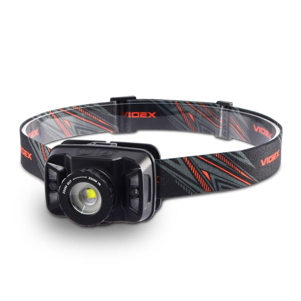 Налобний світлодіодний ліхтарик VIDEX VLF-H045Z 270Lm 5000K — фото 2 з 13
