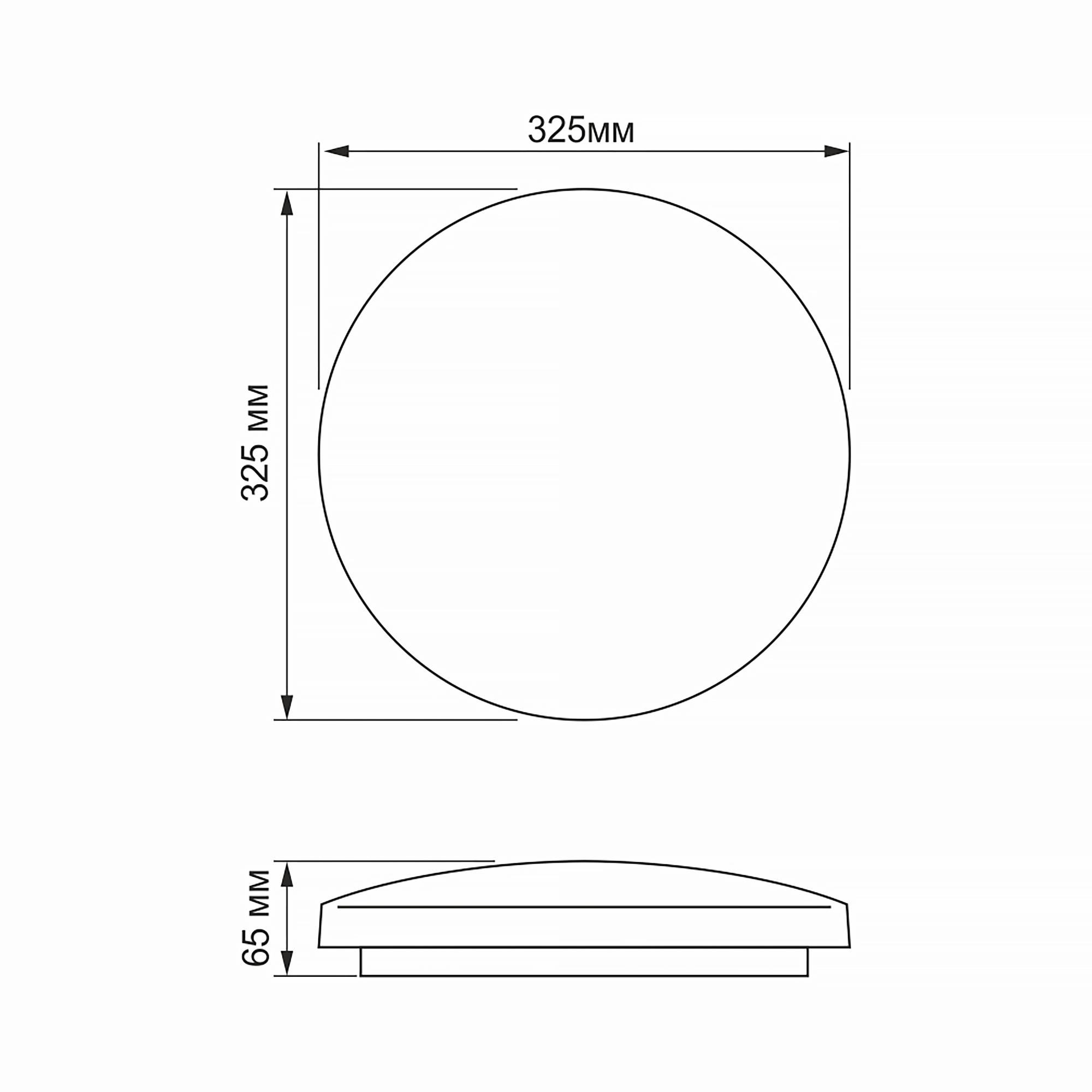 LED світильник настінно-стельовий TITANUM 24W 5000K Криві лінії — фото 3 з 3