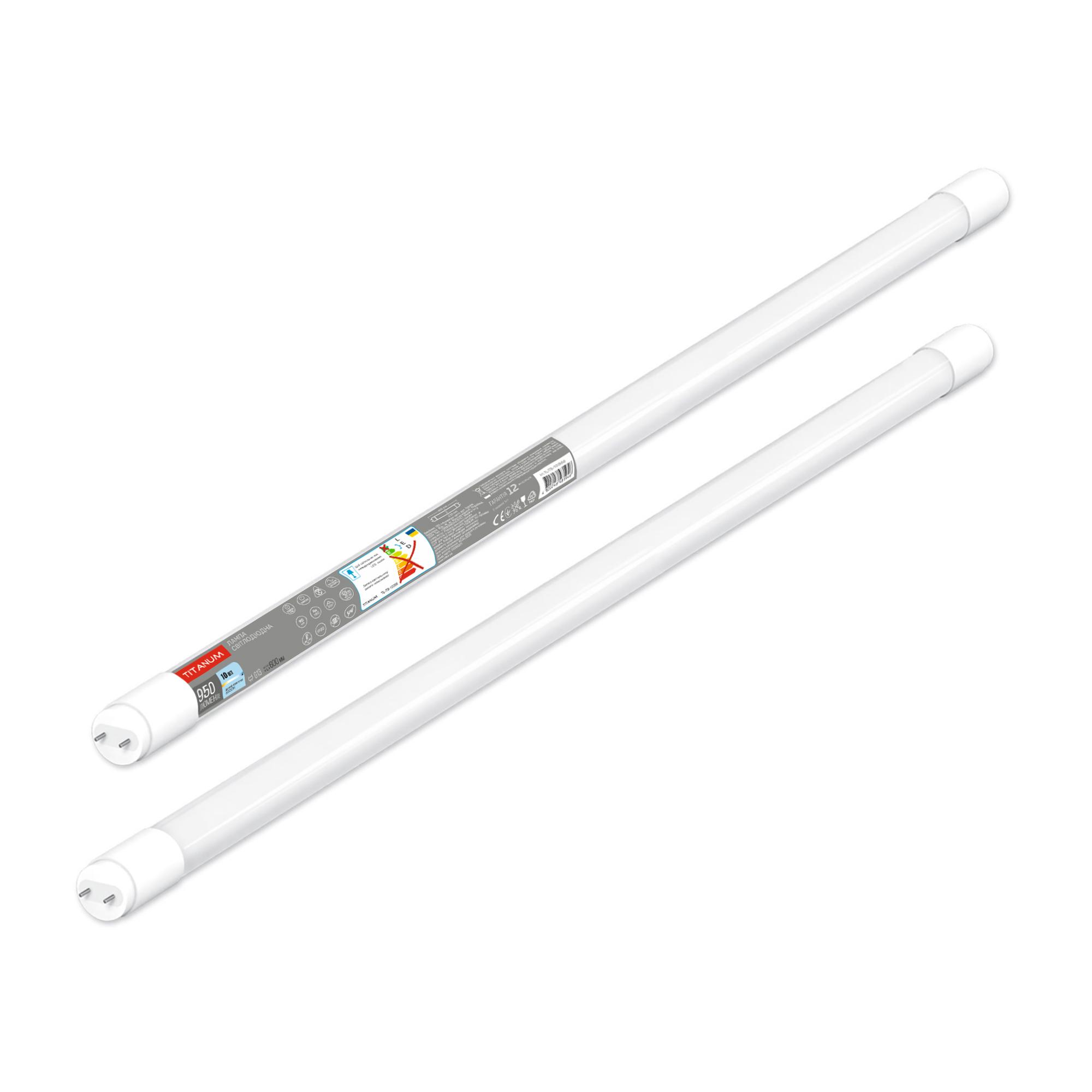 LED лампа TITANUM T8 10W 0.6M 6500K