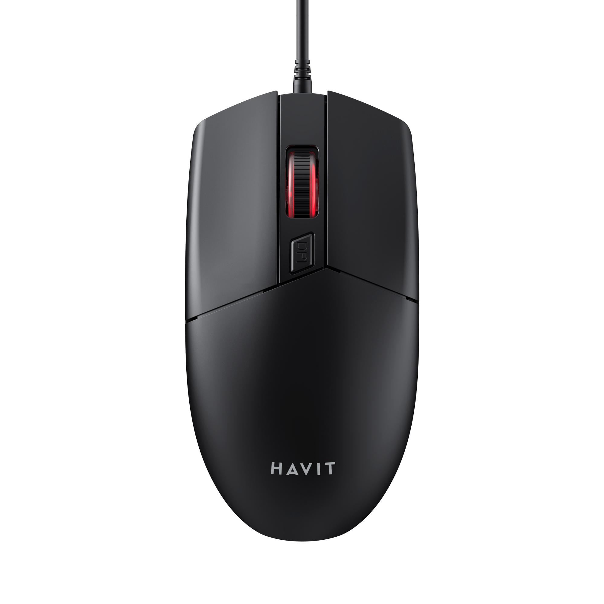 Дротова миша HAVIT HV-MS71 USB (1200 DPI, 4 кл) — фото 1 з 5