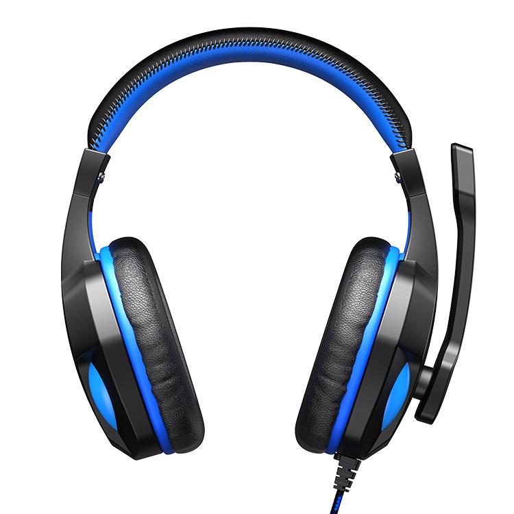 Ігрові навушники з мікрофоном HAVIT HV-H763d Black/Blue 3.5мм — фото 2 з 3