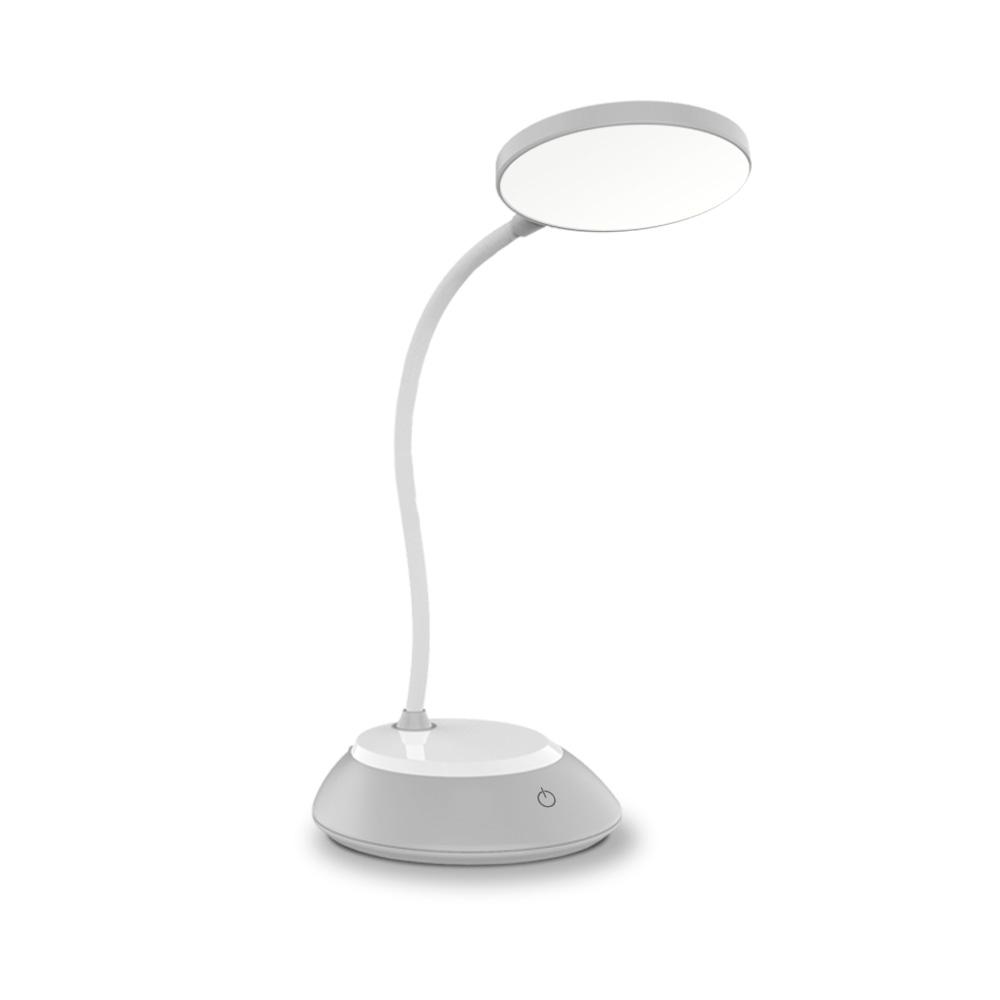 LED лампа настiльна з акумулятором TITANUM TLTF-022G 7W 3000-6500K USB сіра — фото 2 з 3