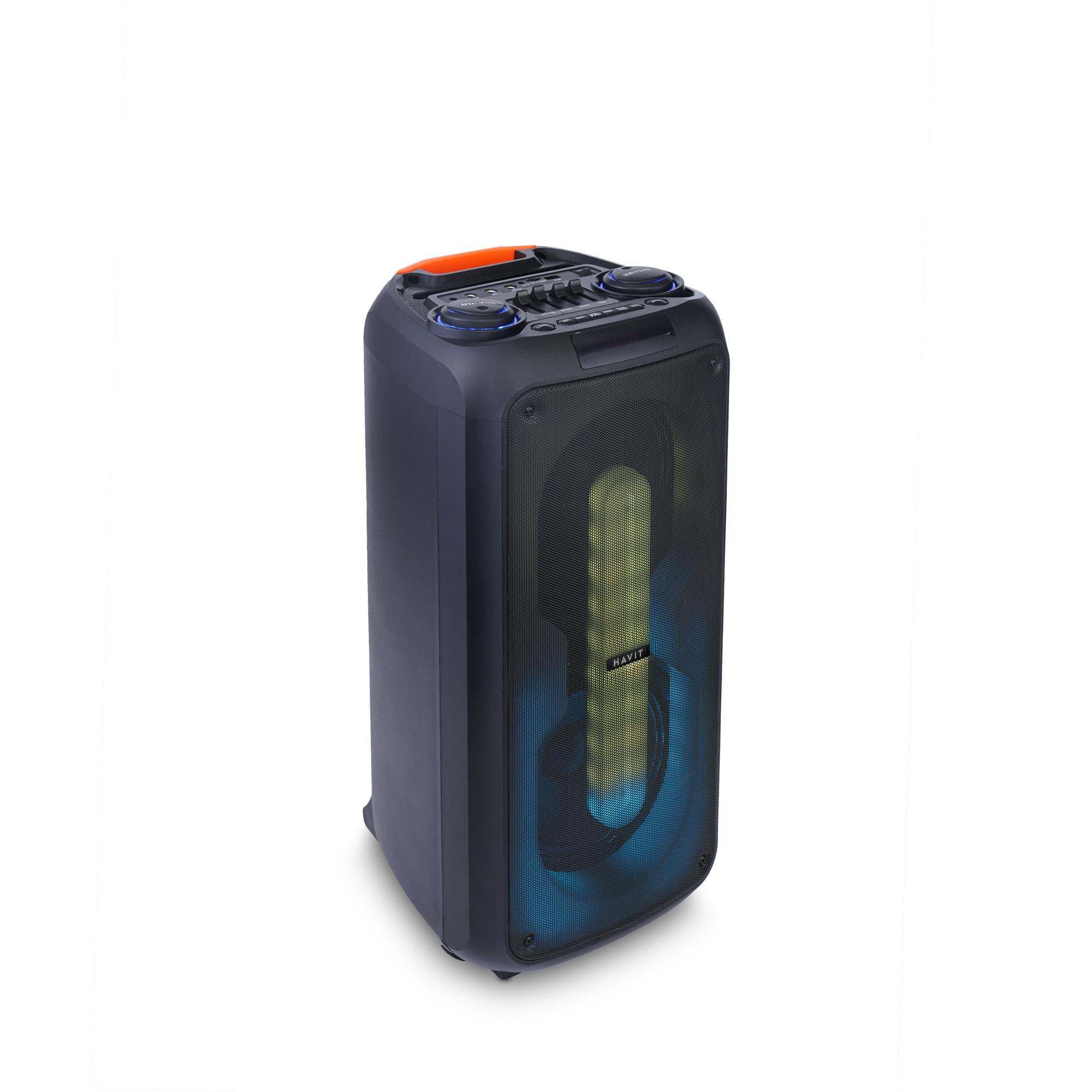 Портативна колонка HAVIT HV-SQ119BT 40W RGB Black — фото 3 з 9
