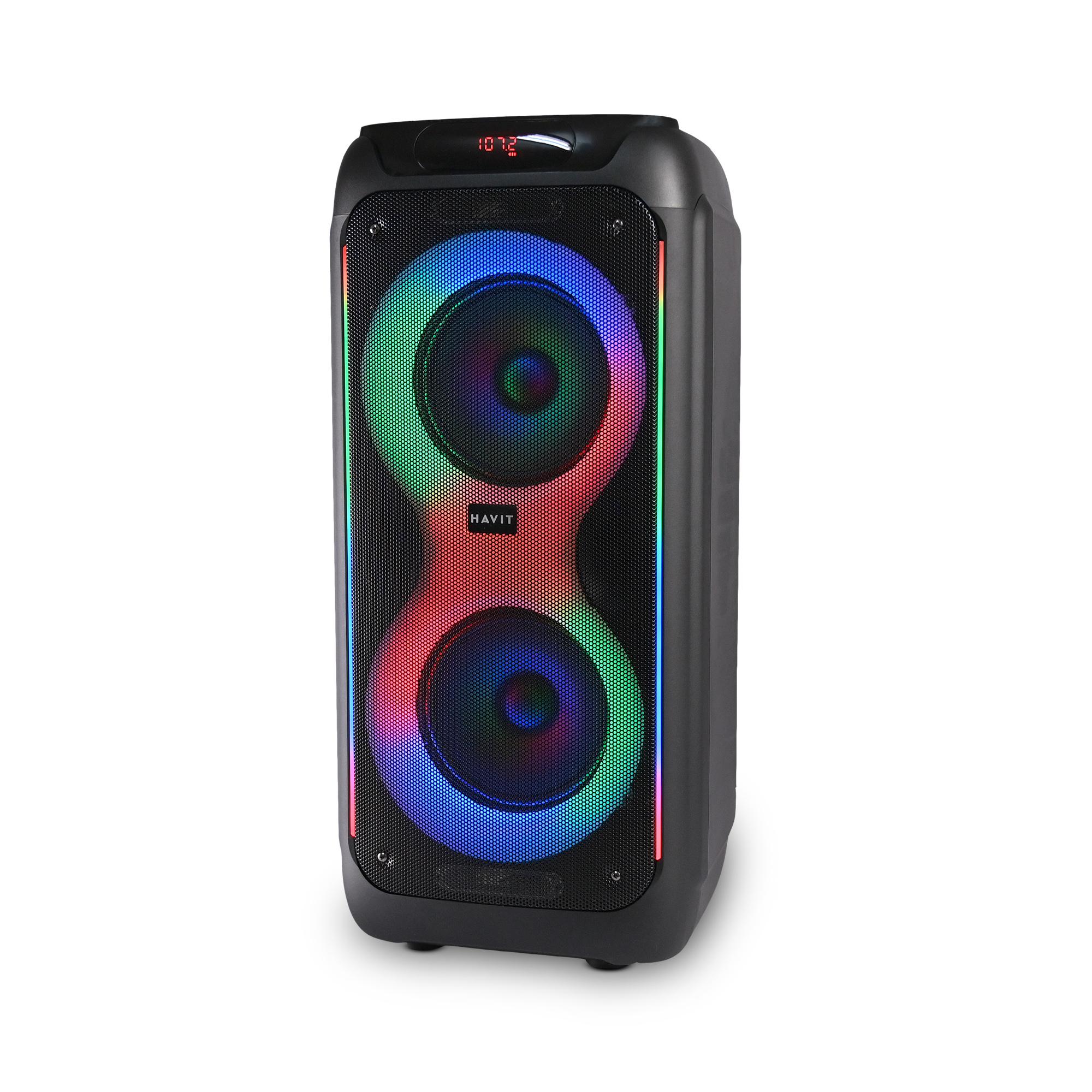 Портативна колонка HAVIT HV-SQ120BT 50W RGB Black — фото 1 з 7