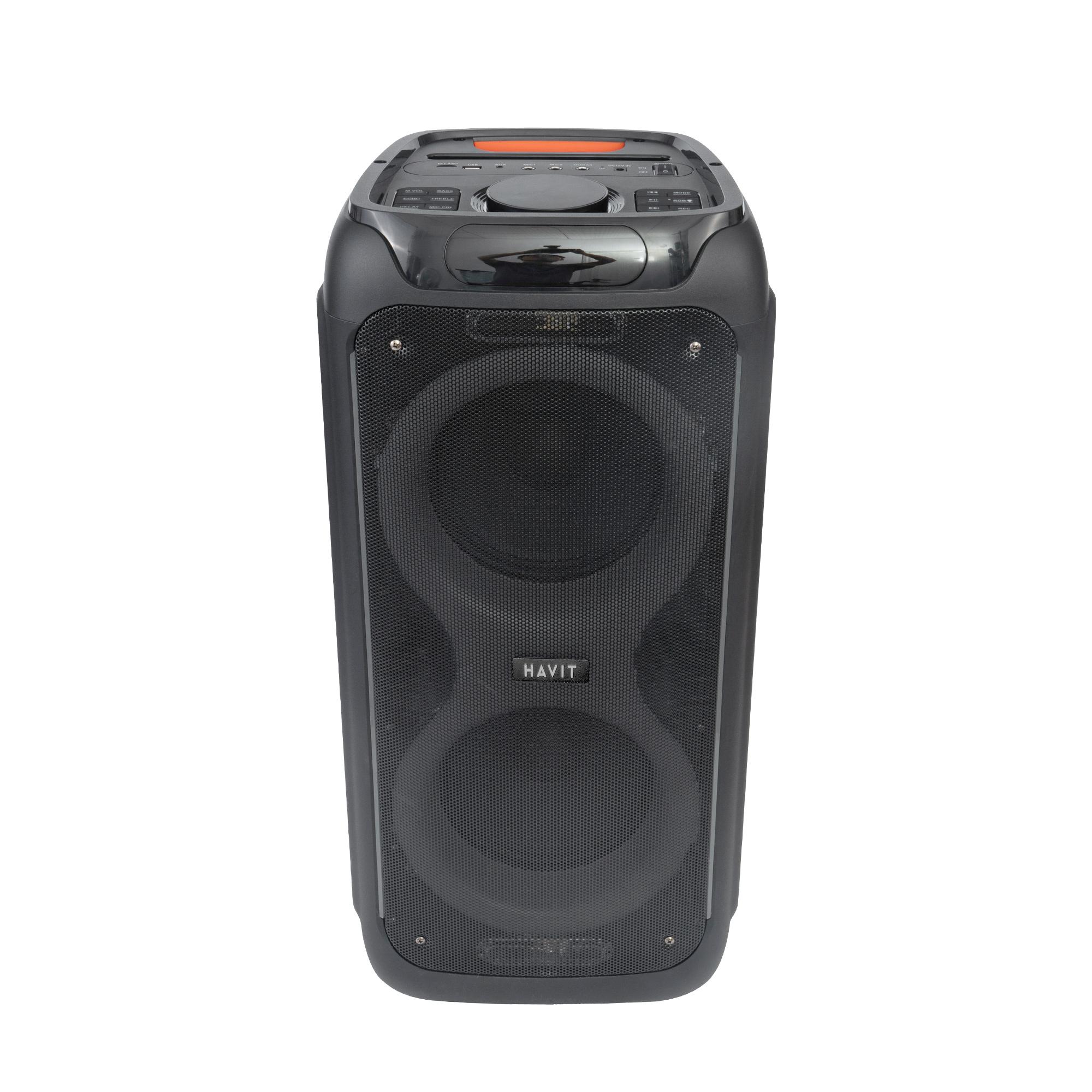 Портативна колонка HAVIT HV-SQ120BT 50W RGB Black — фото 2 з 7