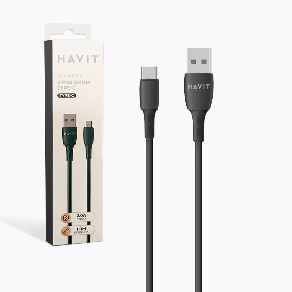 Кабель HAVIT HV-CB620C Type-C USB 1м — фото 1 з 1