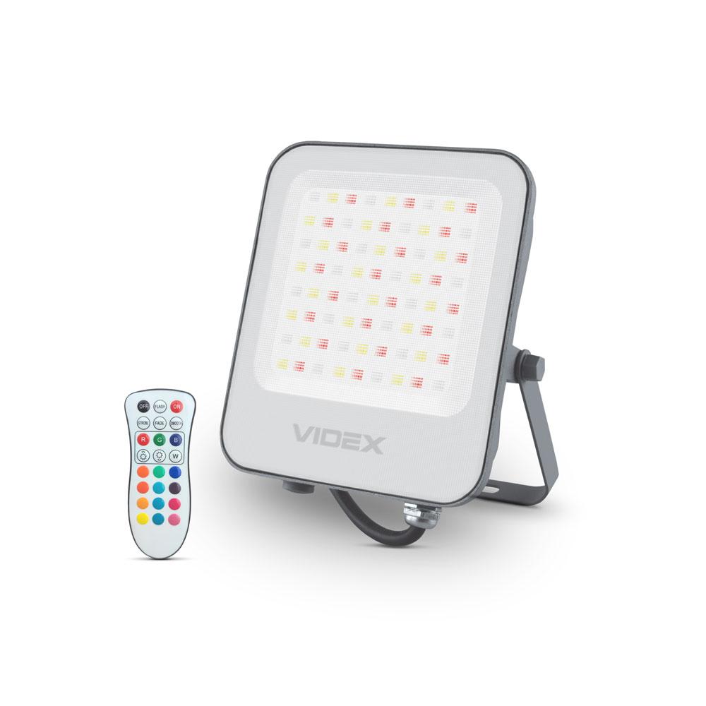 LED прожектор VIDEX 50W RGB 220V (VL-F3-50-RGB) — фото 2 з 6