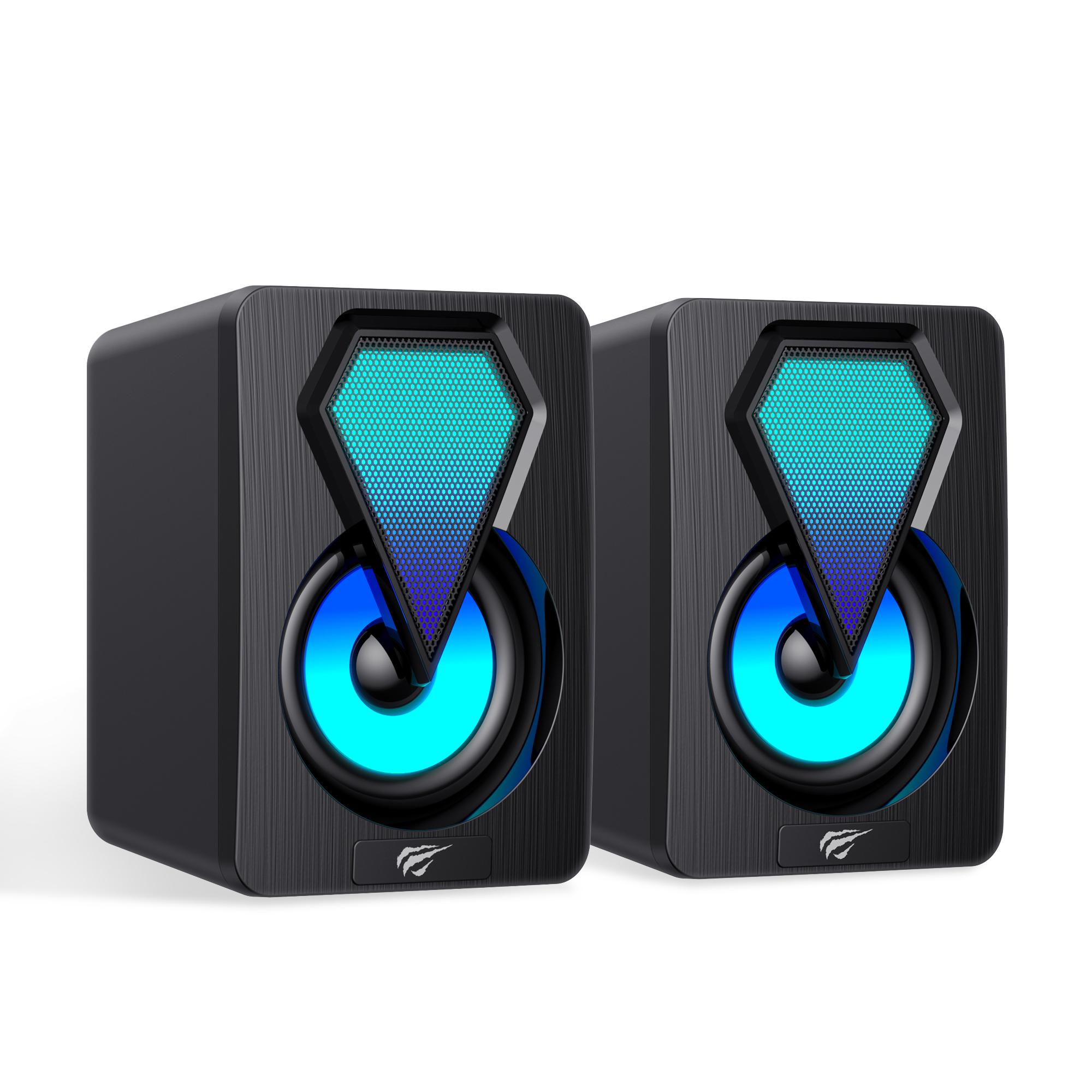 Ігрові колонки HAVIT HV-SK210 mini PRO USB 2.0 RGB Black — фото 3 з 6