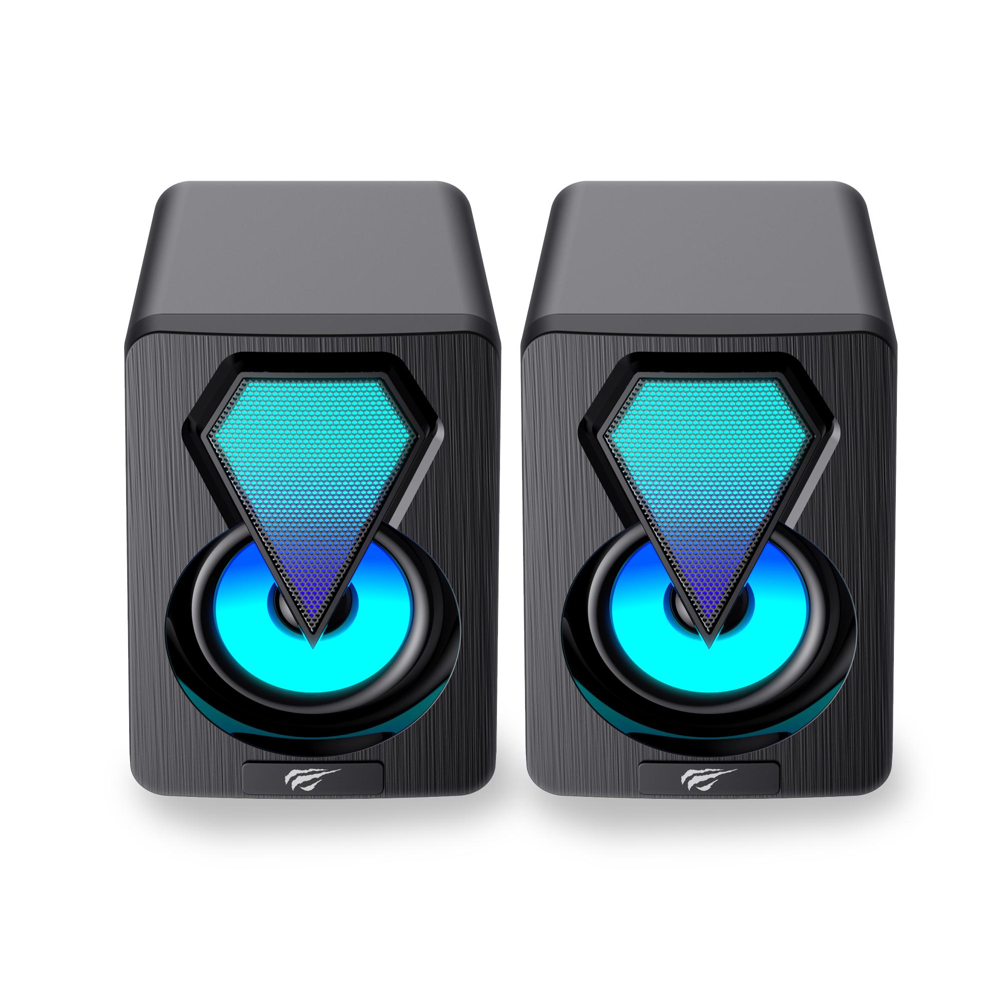 Ігрові колонки HAVIT HV-SK210 mini PRO USB 2.0 RGB Black — фото 4 з 6