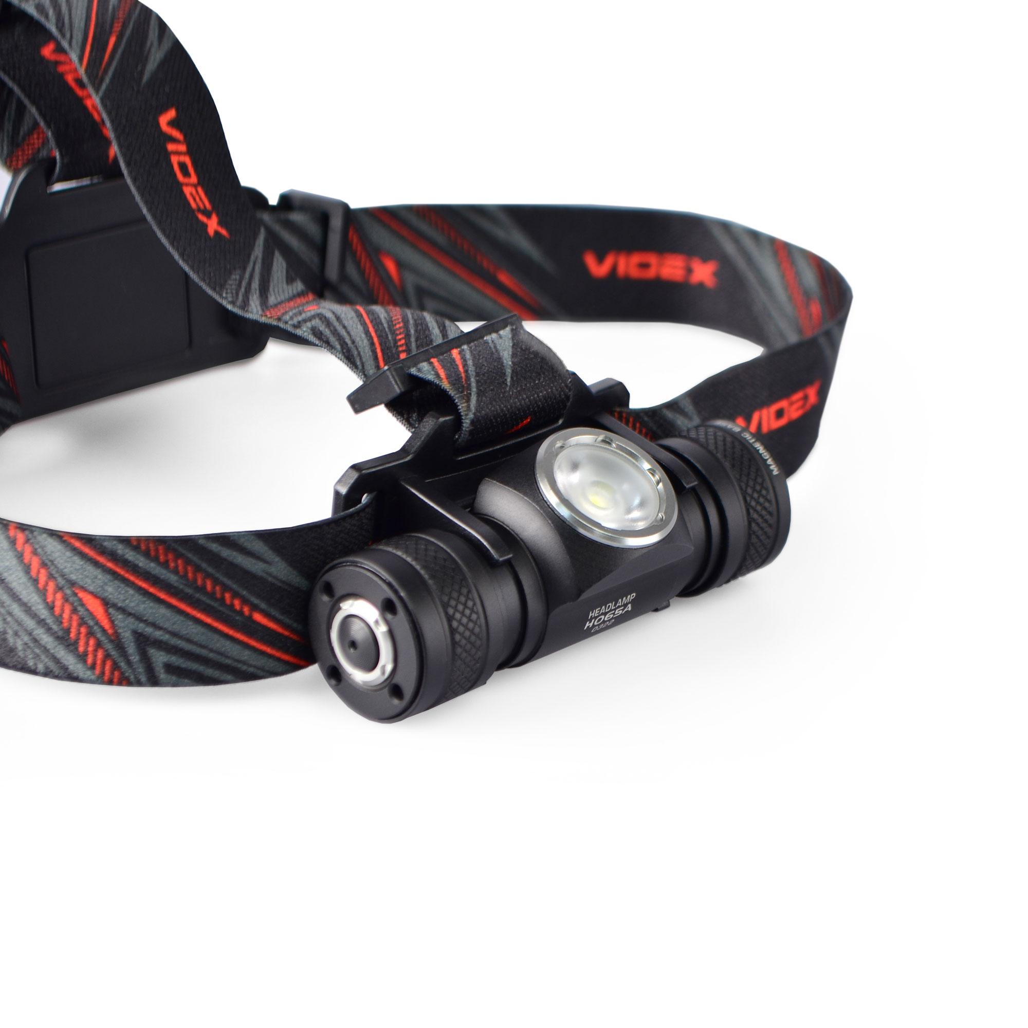 Налобний світлодіодний ліхтарик VIDEX VLF-H065A 1200Lm 5000K — фото 3 з 26