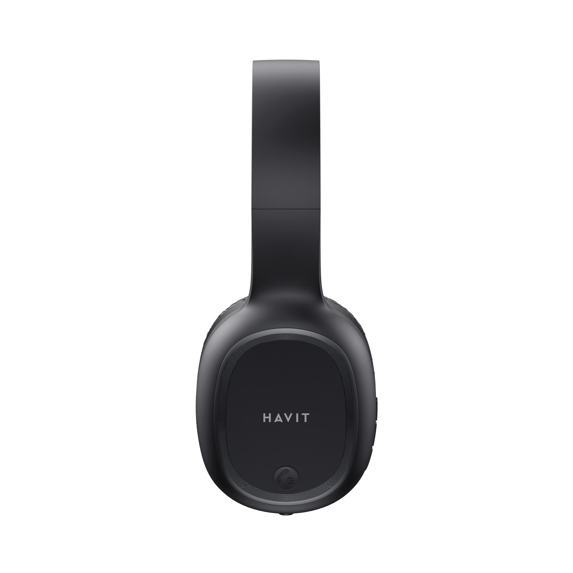 Навушники накладні бездротові HAVIT HV-H2590BT PRO Black — фото 4 з 5