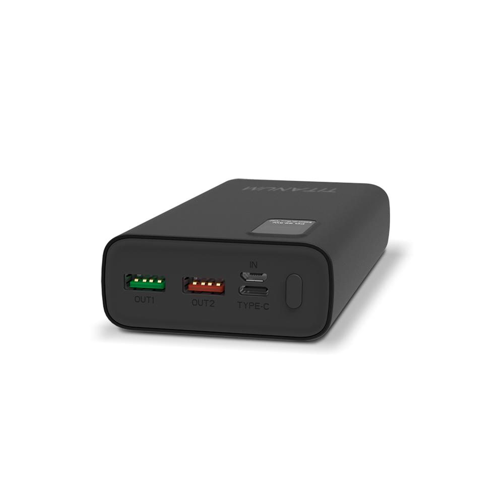 Повербанк TITANUM 727S 20000mAh 22.5W Black — фото 4 з 5