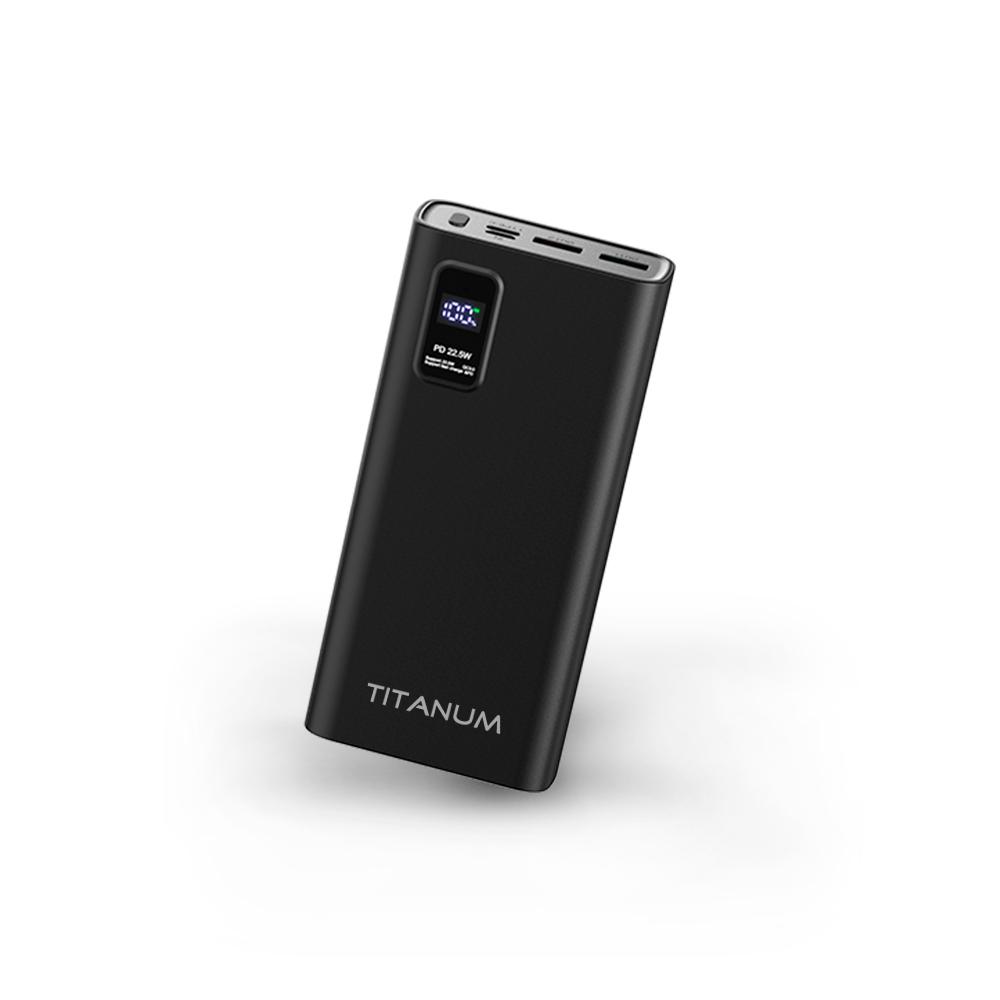Повербанк TITANUM 727S 20000mAh 22.5W Black — фото 3 з 5