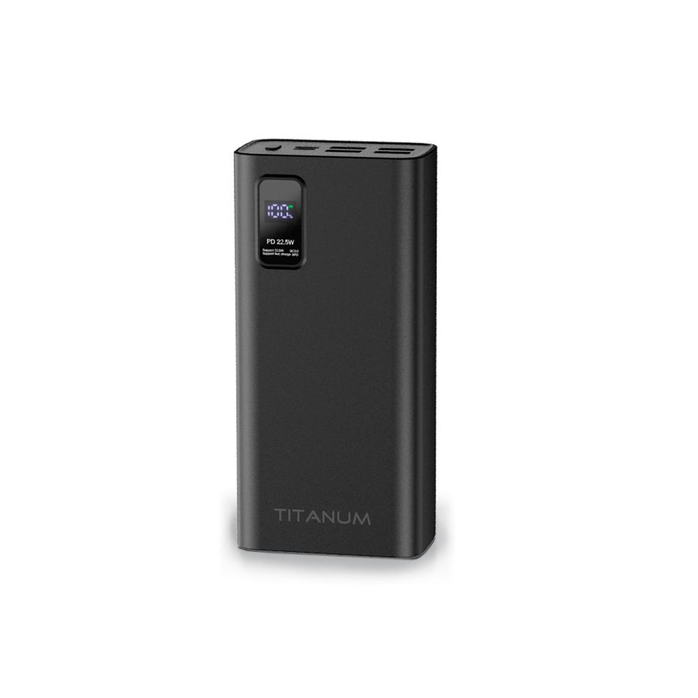 Повербанк TITANUM 728S 30000mAh 22.5W Black — фото 2 з 5