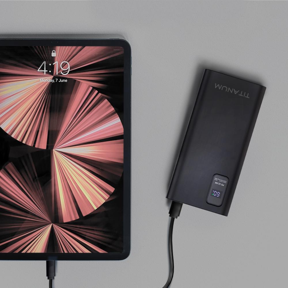 Повербанк TITANUM 728S 30000mAh 22.5W Black — фото 5 з 5