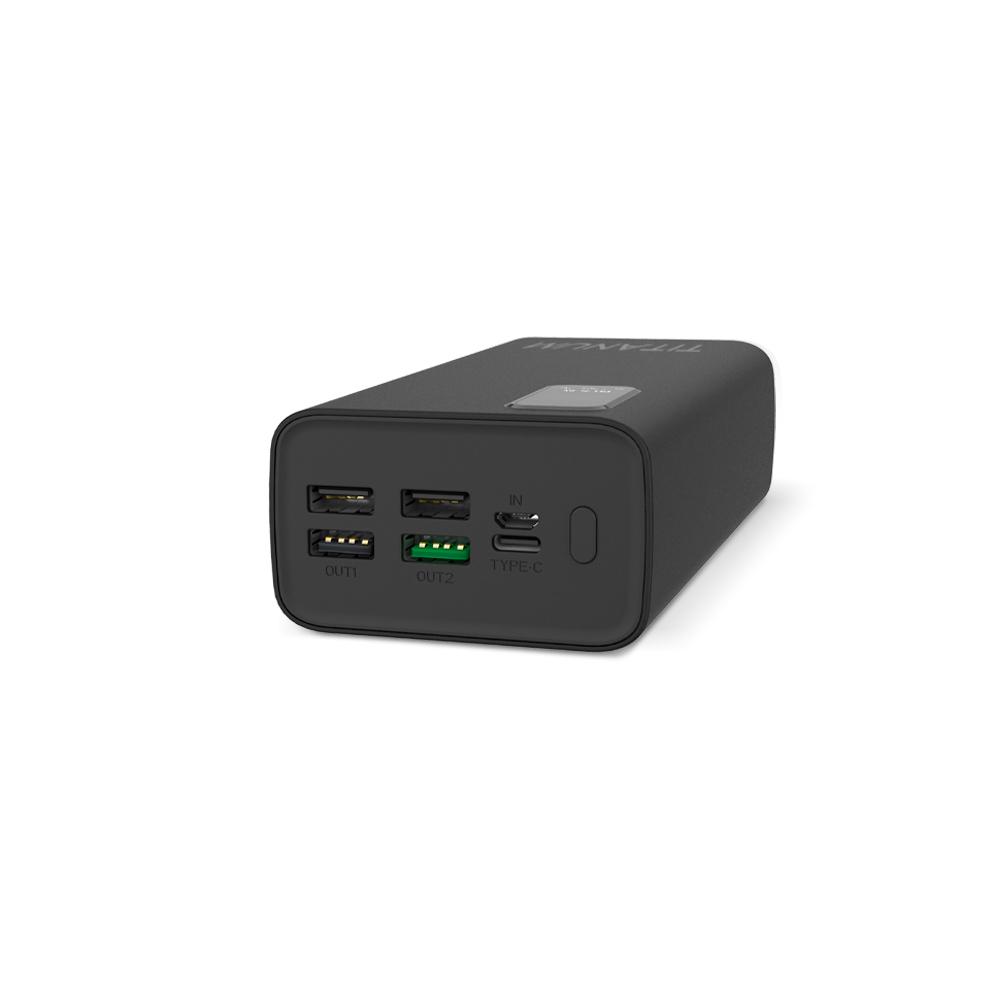 Повербанк TITANUM 728S 30000mAh 22.5W Black — фото 4 з 5