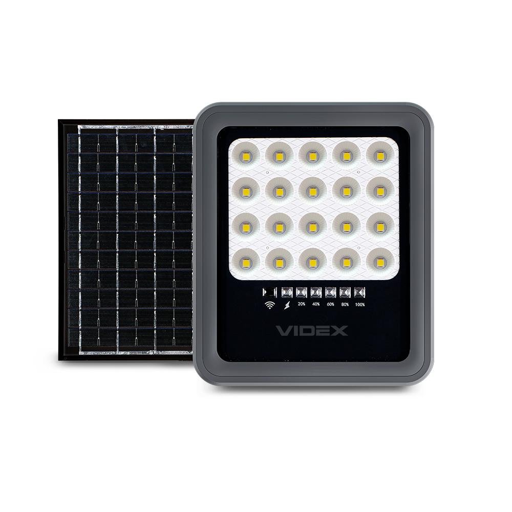 LED прожектор автономний VIDEX 500Lm 5000K — фото 2 з 10