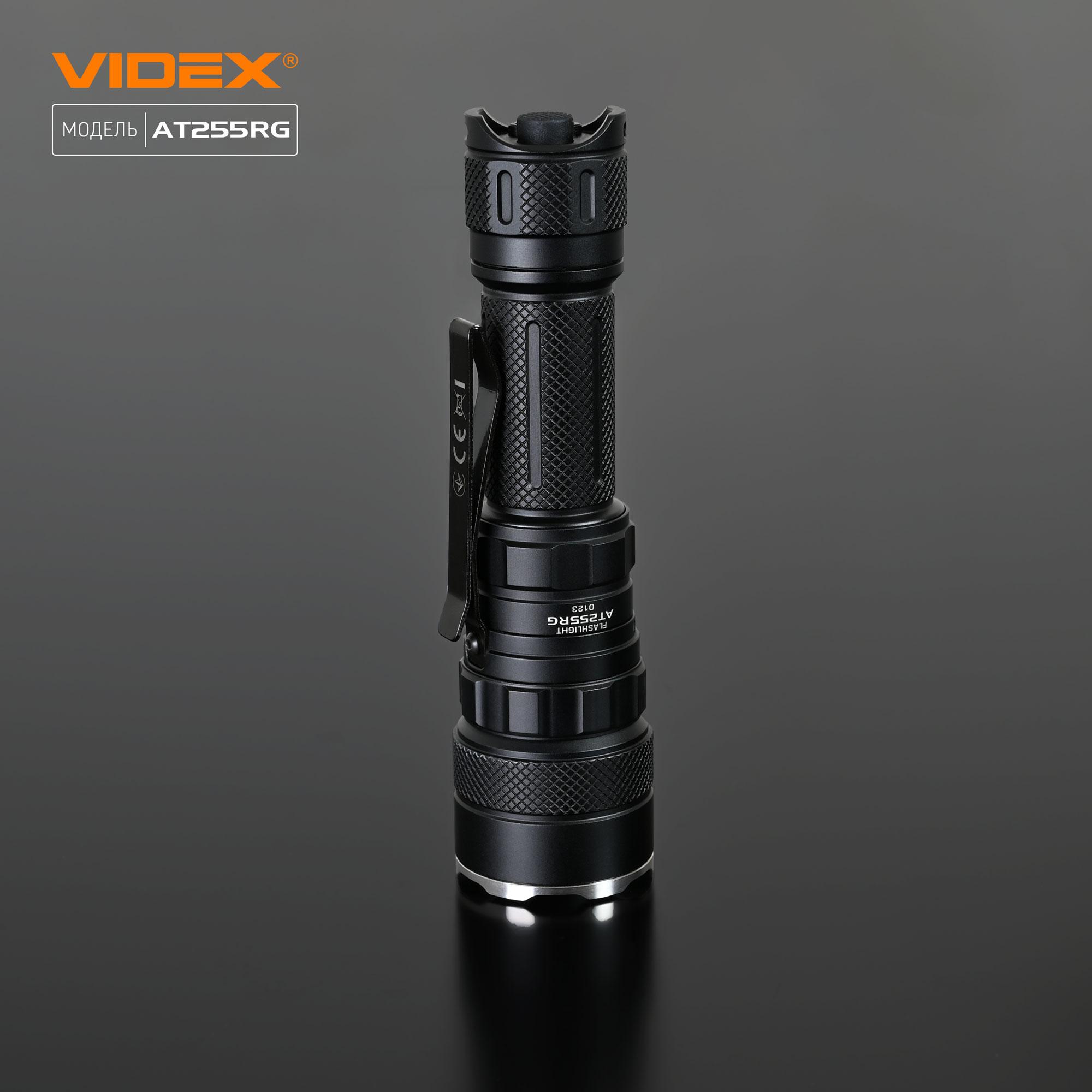 Тактичний світлодіодний ліхтарик VIDEX VLF-AT255RG 2000Lm 5000K — фото 13 з 24