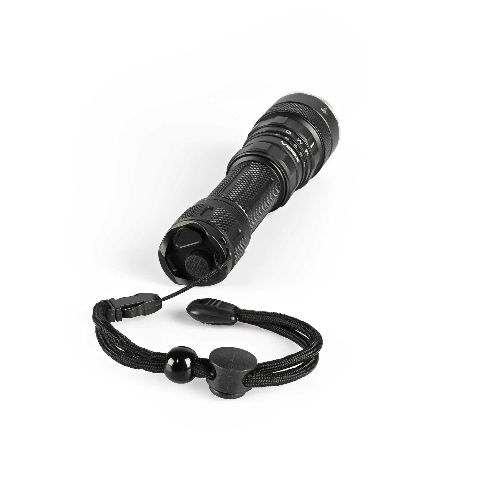 Тактичний світлодіодний ліхтарик VIDEX VLF-AT255RG 2000Lm 5000K — фото 8 з 24