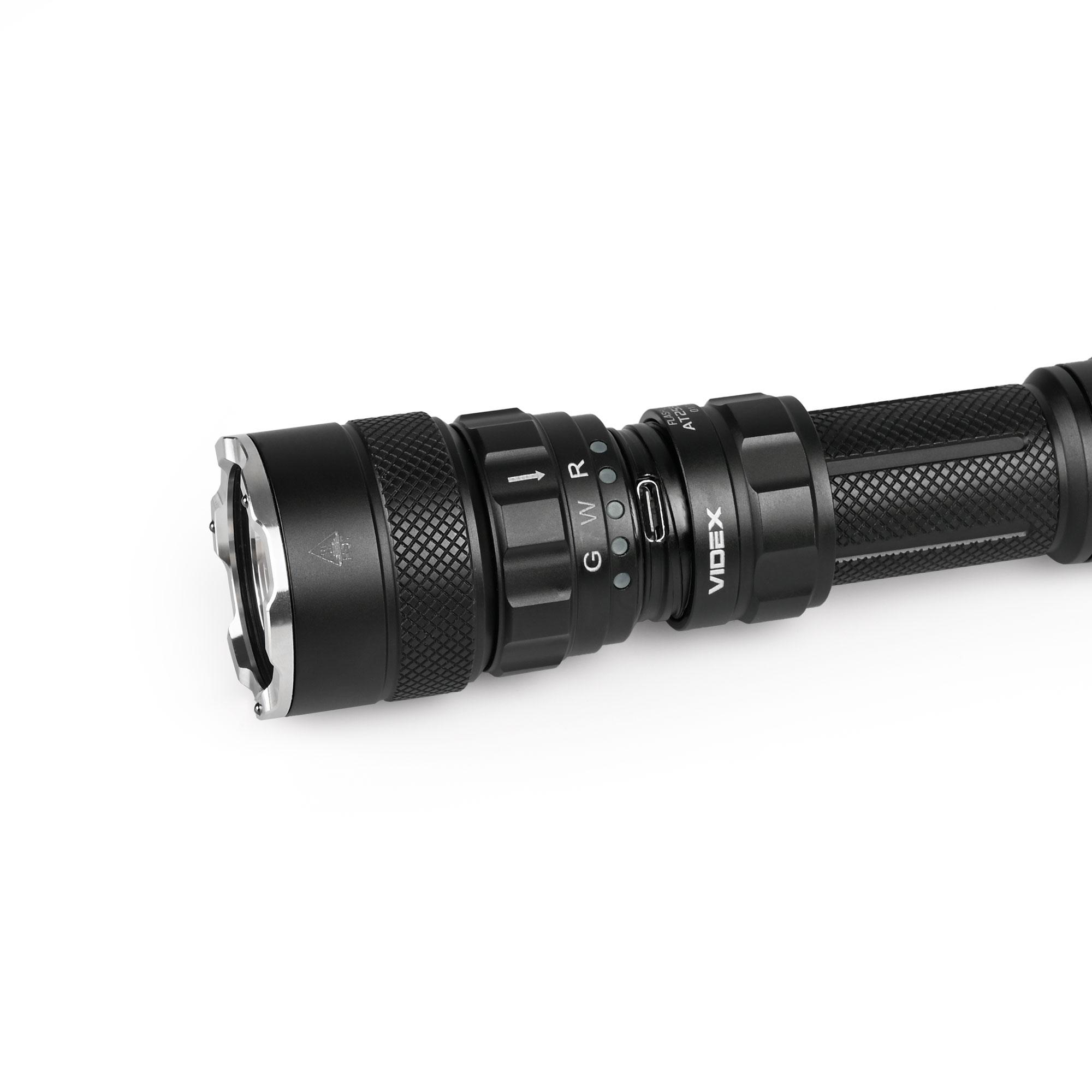 Тактичний світлодіодний ліхтарик VIDEX VLF-AT255RG 2000Lm 5000K — фото 9 з 24