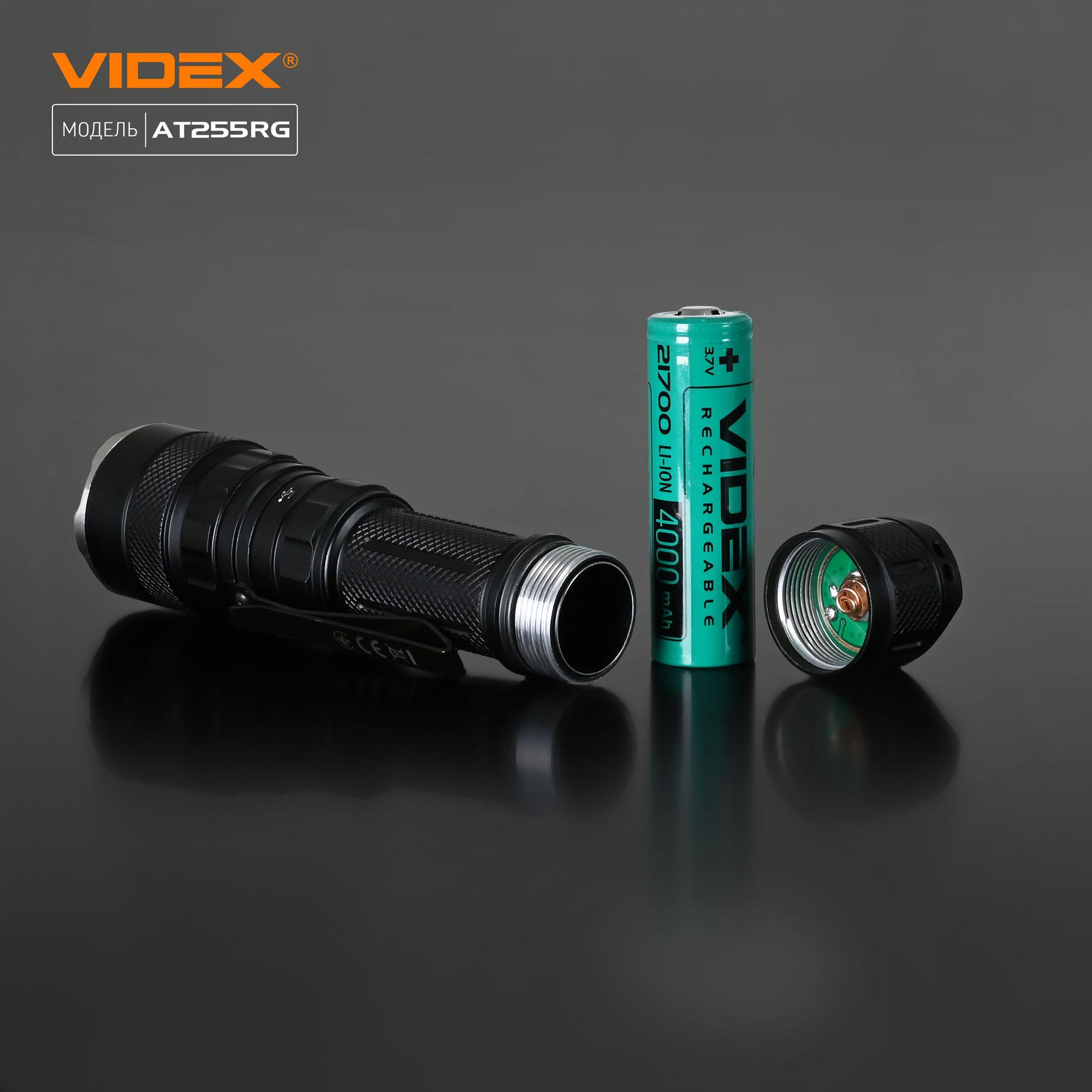 Тактичний світлодіодний ліхтарик VIDEX VLF-AT255RG 2000Lm 5000K — фото 22 з 24
