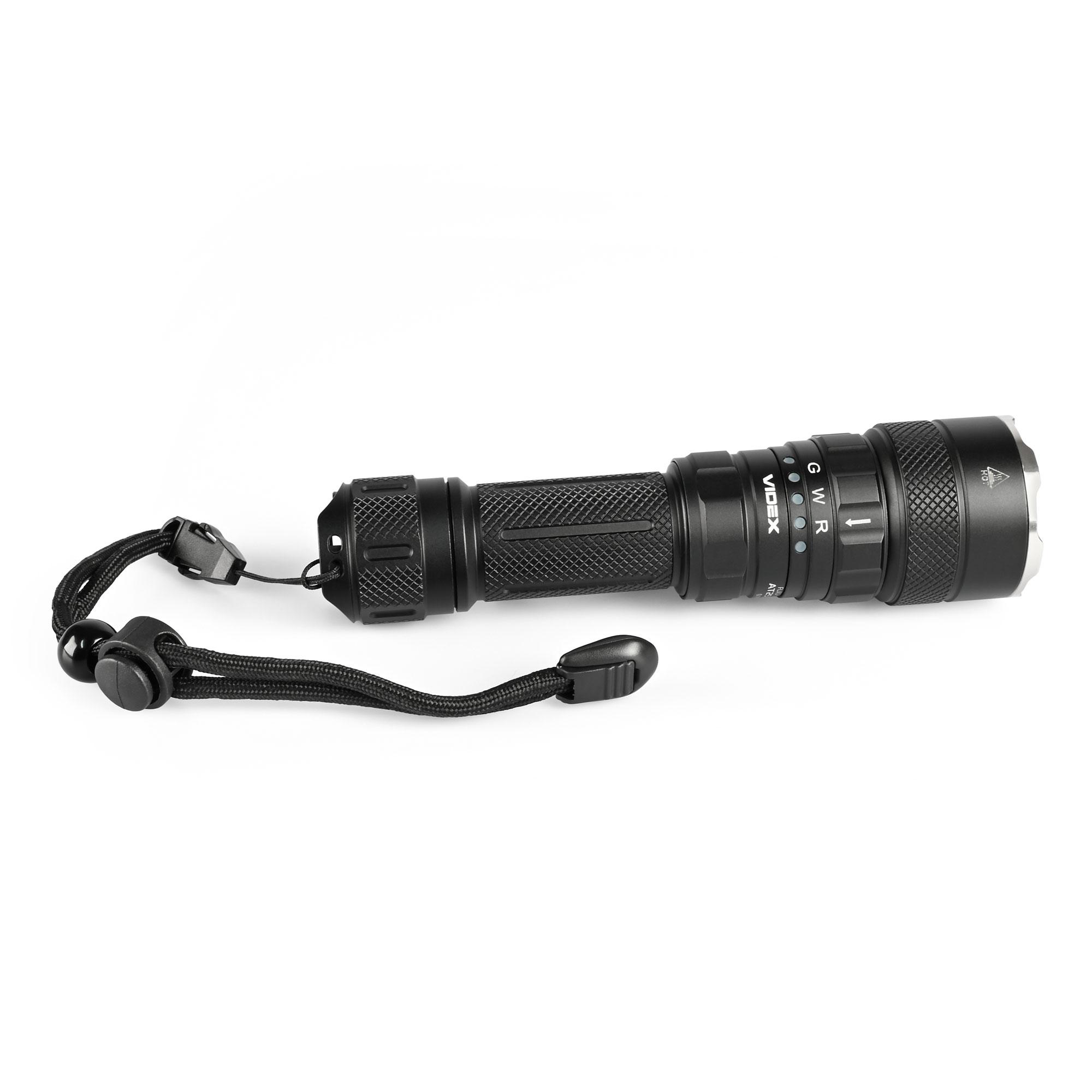 Тактичний світлодіодний ліхтарик VIDEX VLF-AT255RG 2000Lm 5000K — фото 7 з 24