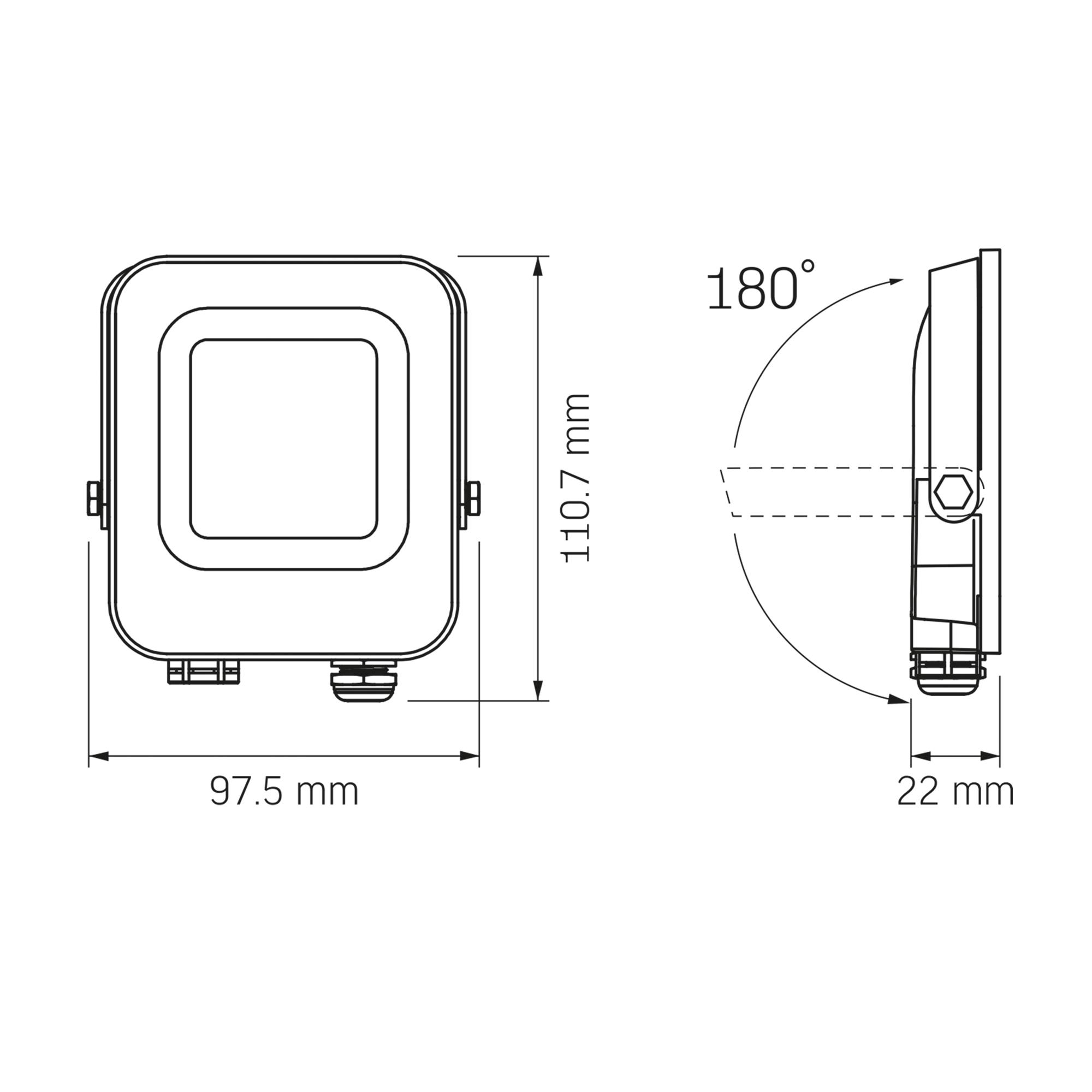 LED прожектор VIDEX F3e 1000Lm 5000K AC/DC 12-48V — фото 8 з 8