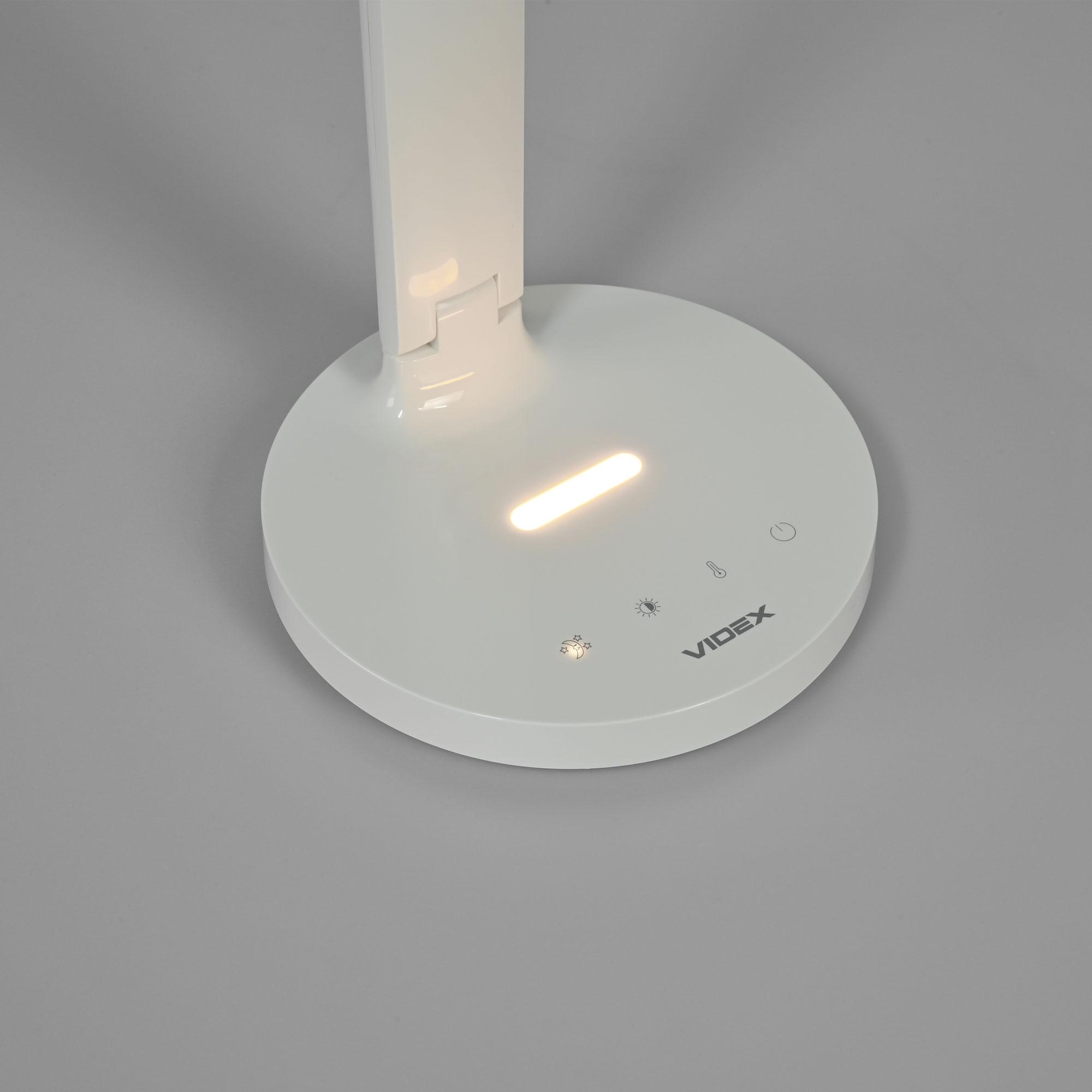 LED лампа настiльна з акумулятором VIDEX VL-TF16W 5W 1800-5000K — фото 6 з 12
