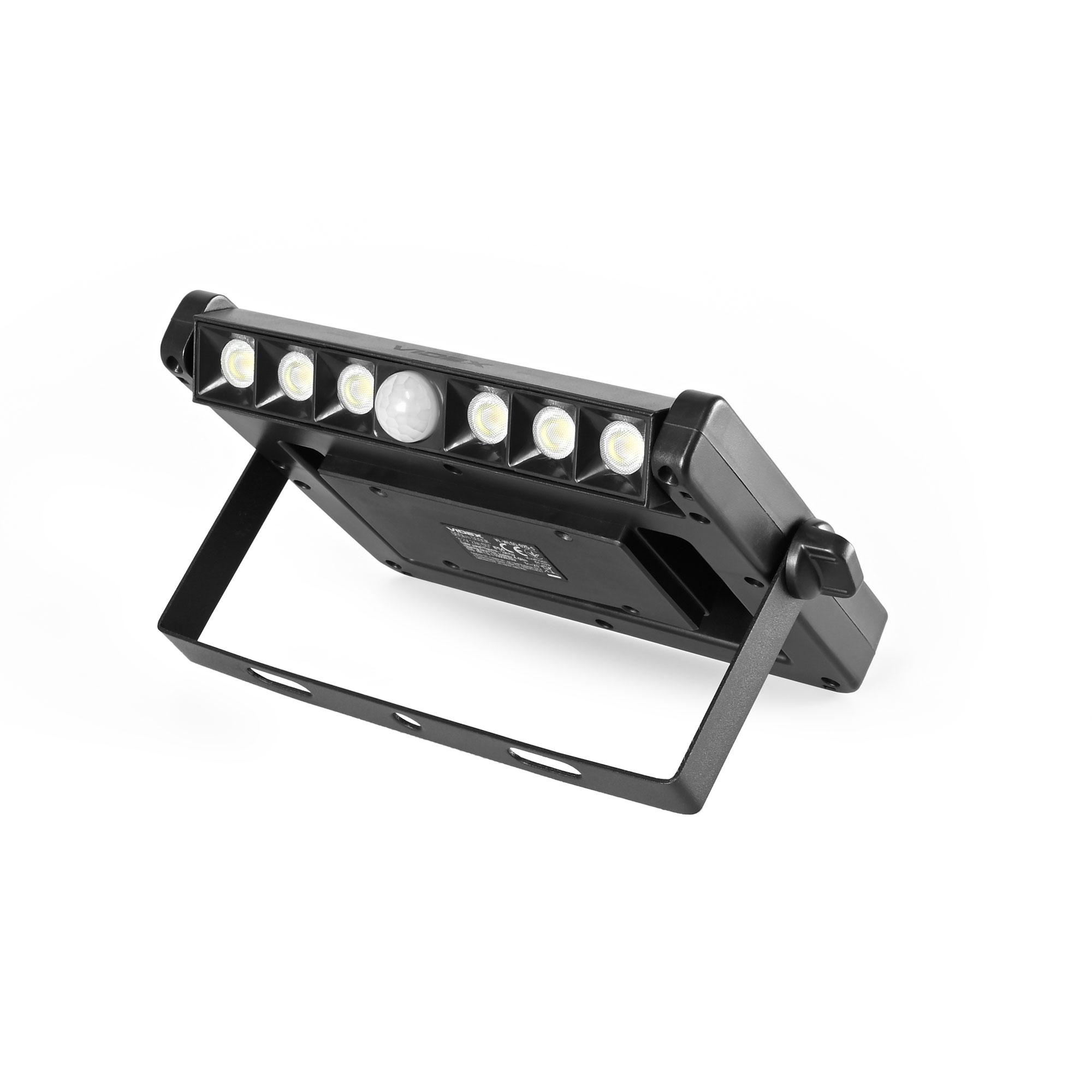LED світильник автономний настінний IP54 VIDEX 600Lm 5000K Сенсорний — фото 7 з 13