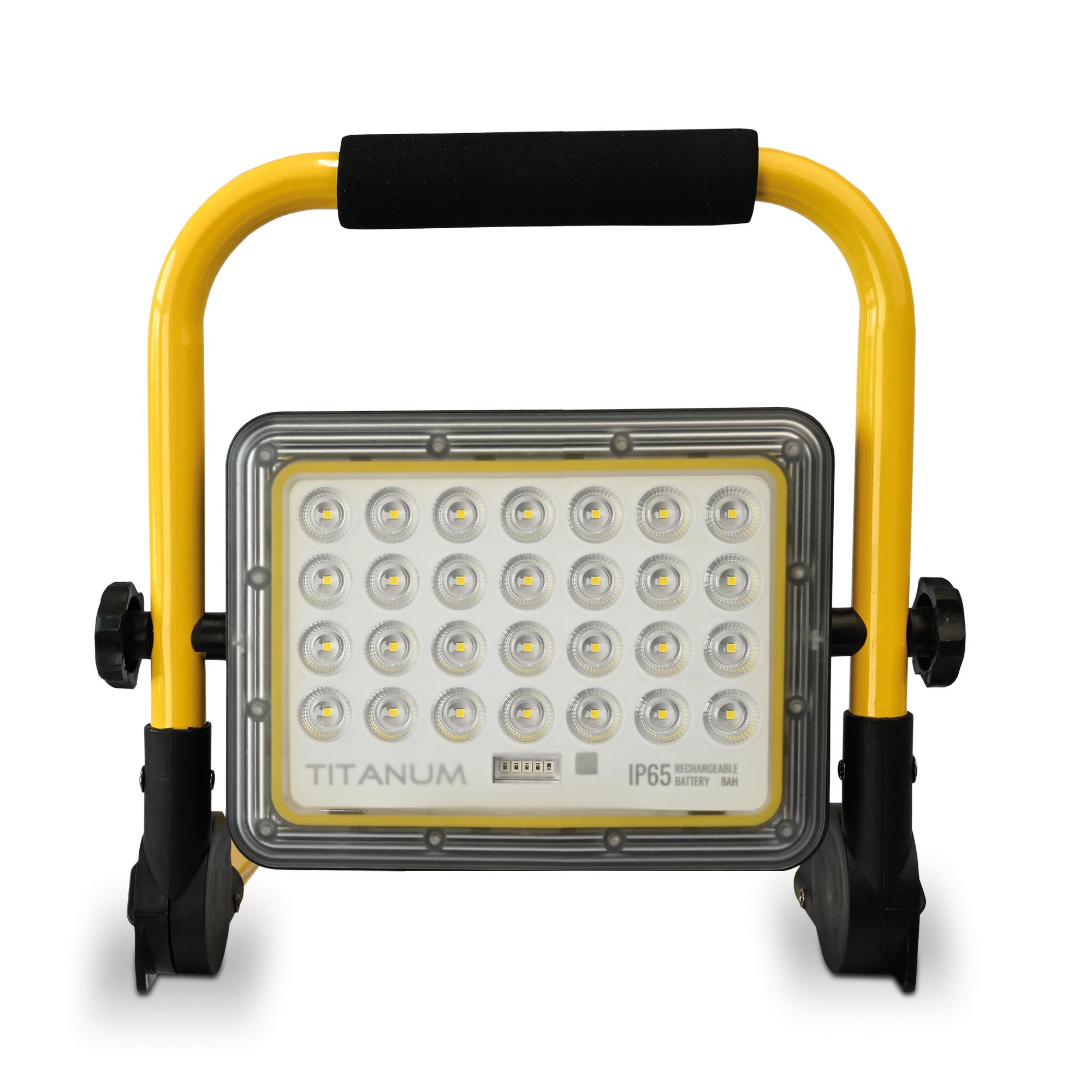 LED прожектор акумуляторний IP65 TITANUM 1000Lm 5000K — фото 3 з 16