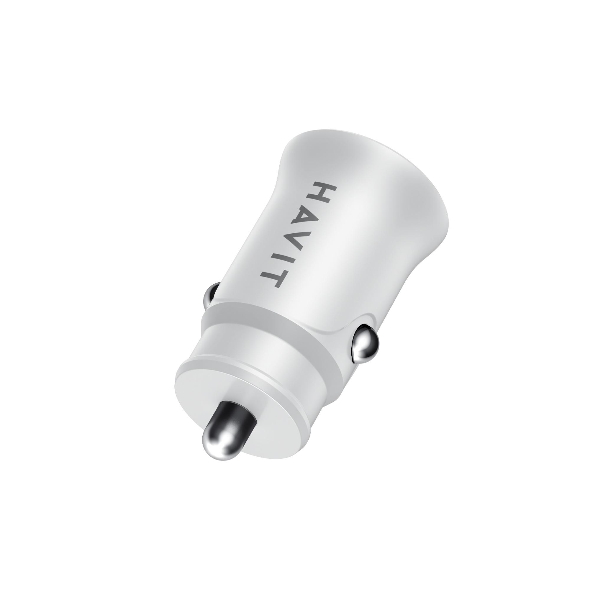 Автомобільний зарядний пристрій HAVIT HV-CC2022 20W USB+USB-C — фото 5 з 5