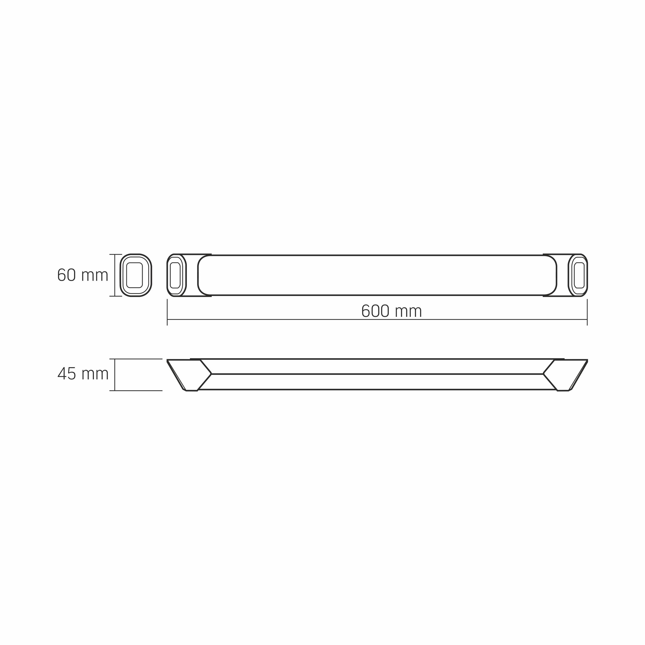 LED світильник лінійний VIDEX 36W 0.6М 5000K 220V чорний — photo 9 of 9