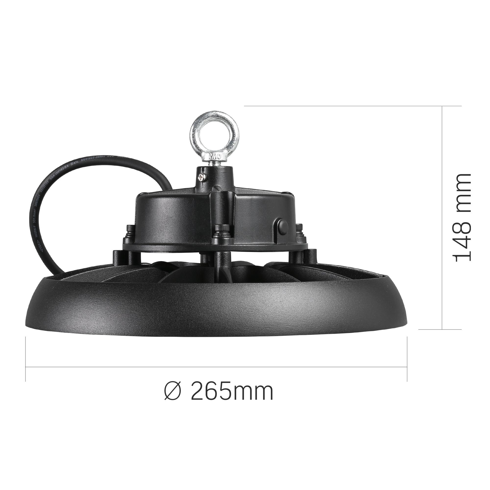 LED світильник висотний ХайБей VIDEX 100W 5000K 18000Lm Чорний — фото 7 з 7