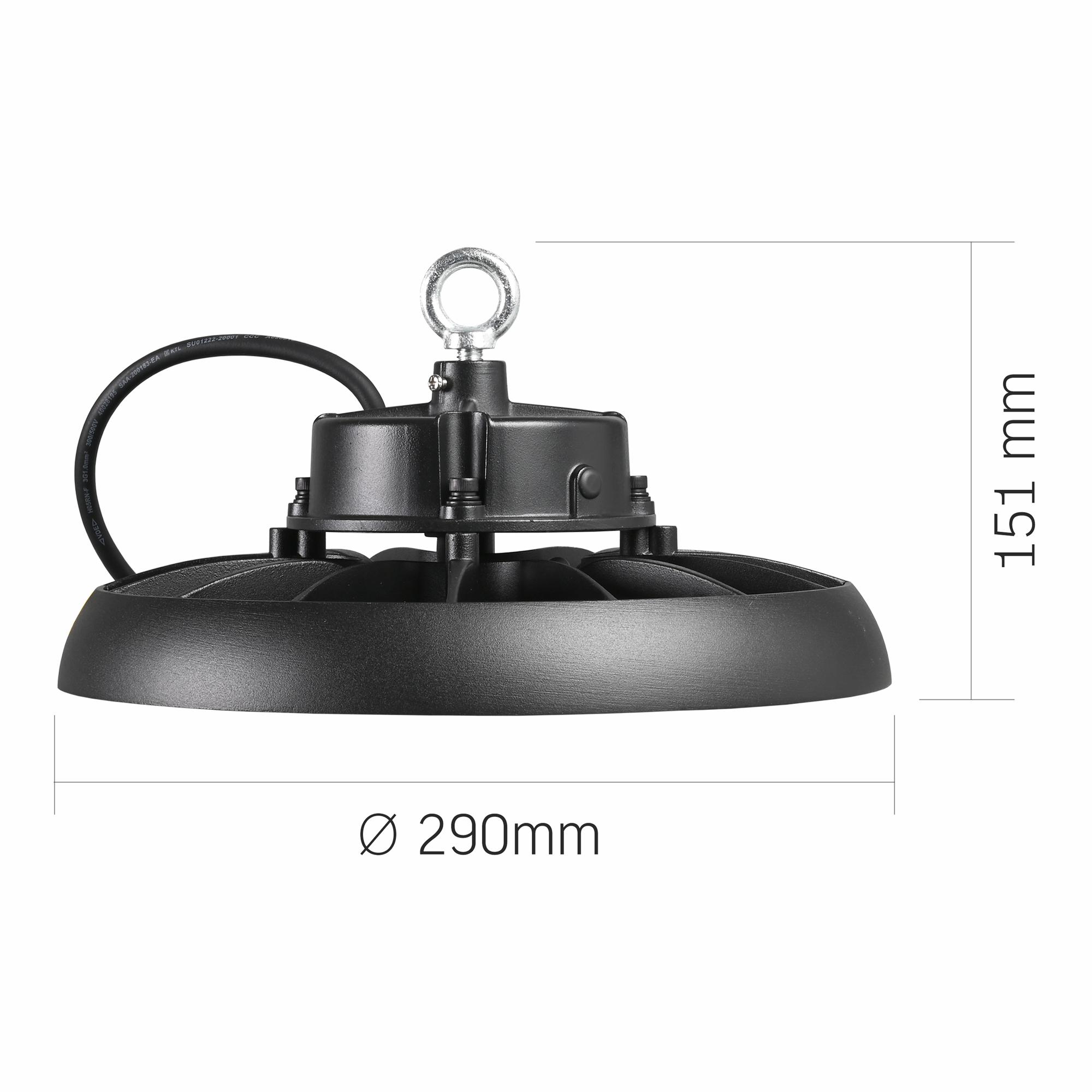 LED світильник висотний ХайБей VIDEX 150W 5000K 27000Lm Чорний — фото 7 з 7