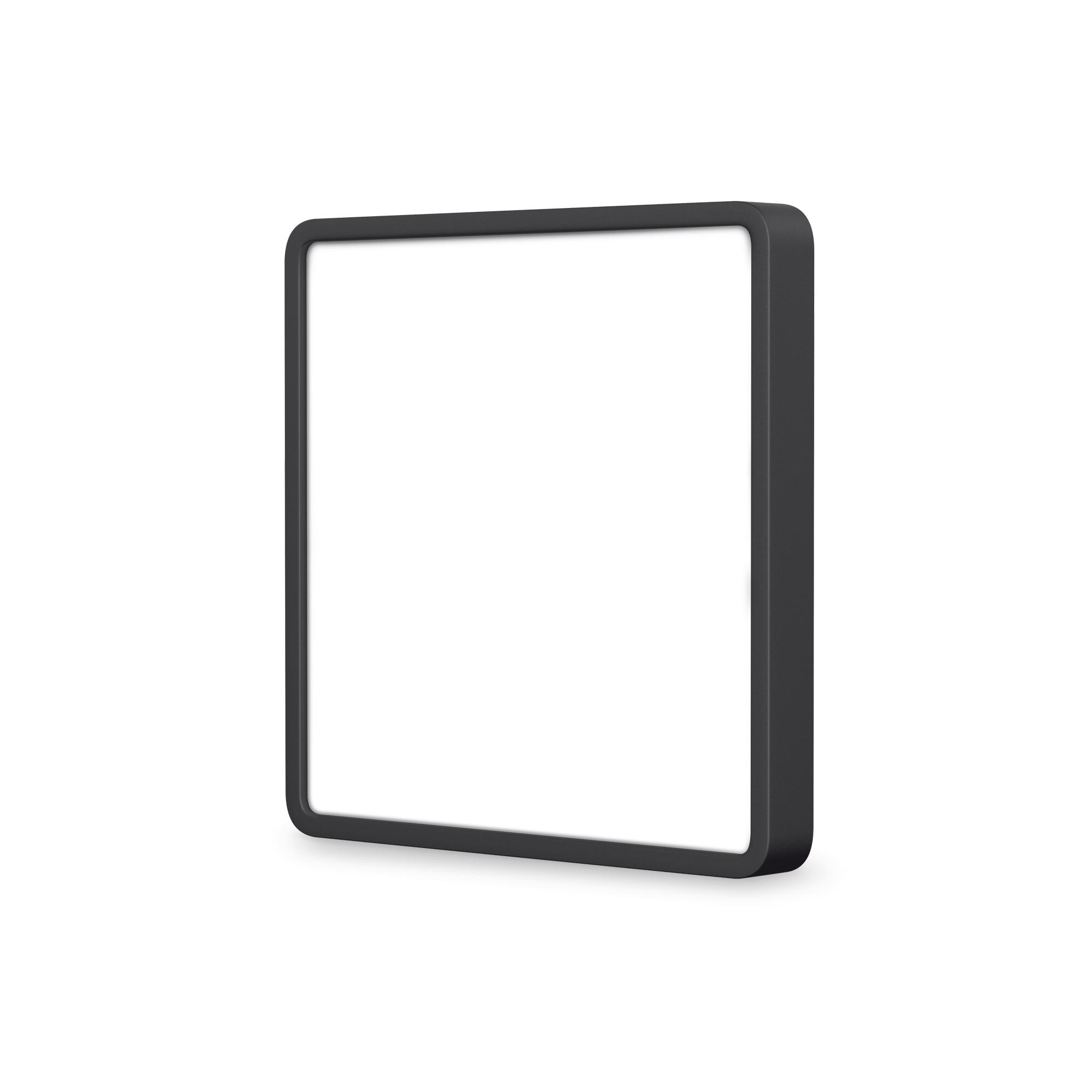 LED Світильник накладний квадрат VIDEX 24W 5000K Black — фото 2 з 4
