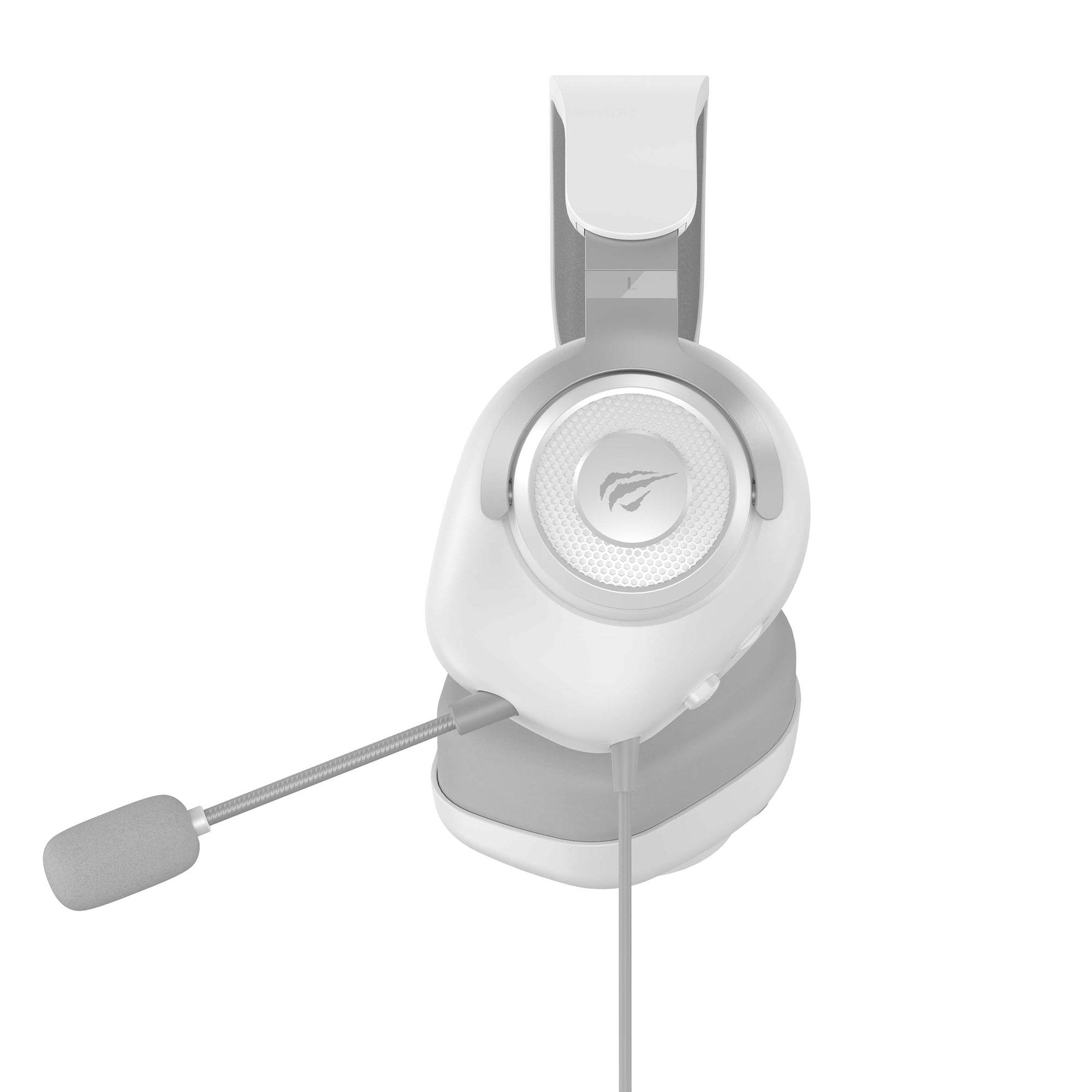 Ігрові навушники з мікрофоном HAVIT HV-H2230d White — фото 4 з 5