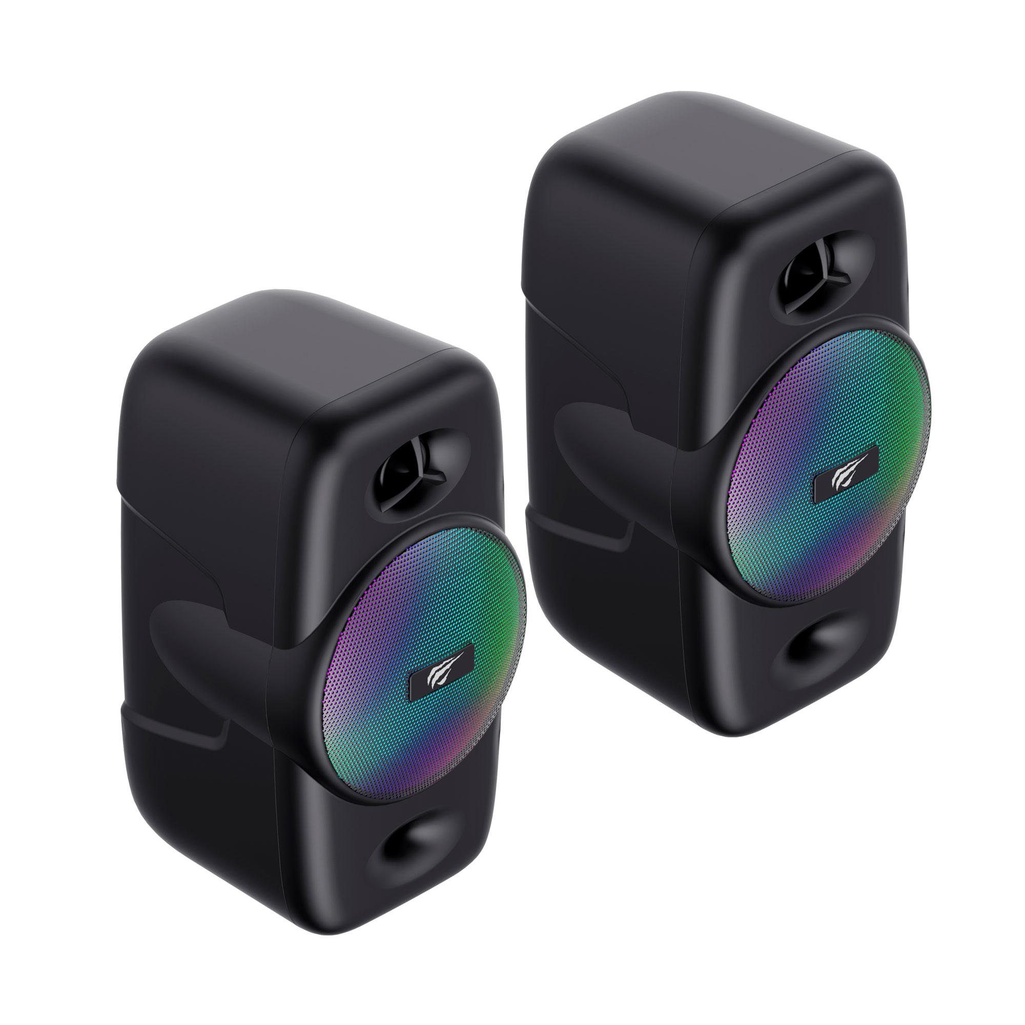 Стерео колонки ігрові HAVIT HV-SK213 USB RGB Black — фото 4 з 5