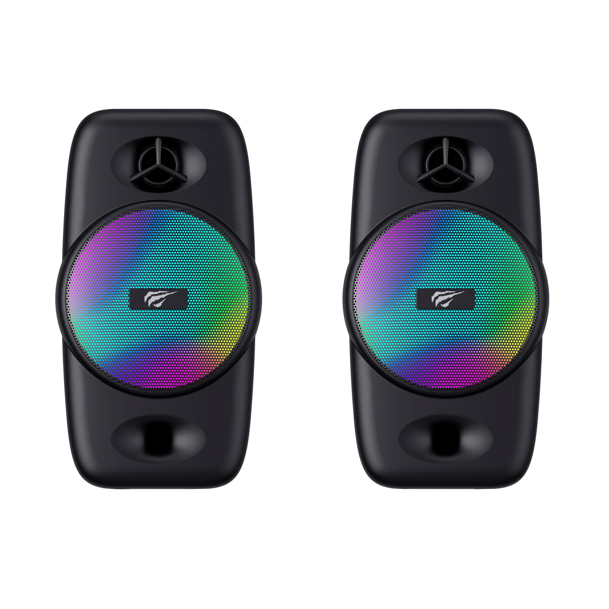 Стерео колонки ігрові HAVIT HV-SK213 USB RGB Black — фото 1 з 5
