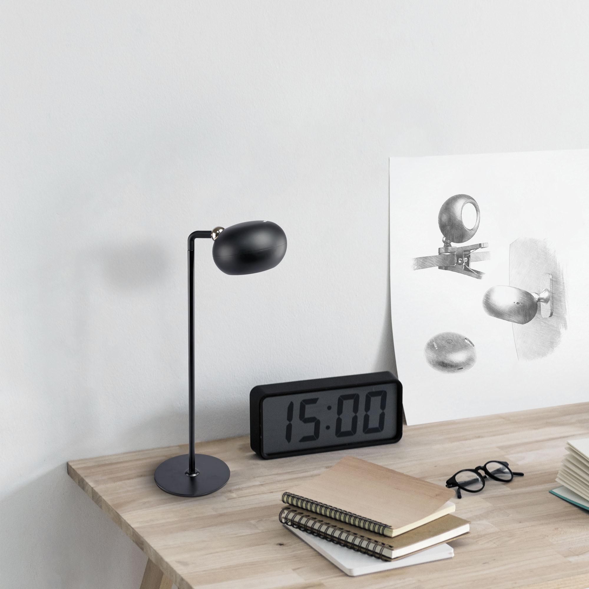 LED лампа настiльна з акумулятором VIDEX VLE-TF18B 3W 3000-5500K Чорна — фото 9 з 10