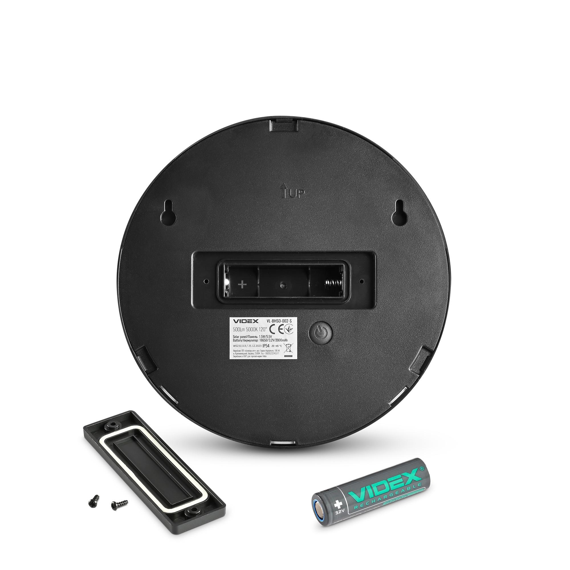 LED світильник автономний настінний IP54 VIDEX VL-BHSO-002-S 500Lm 5000K — фото 7 з 10