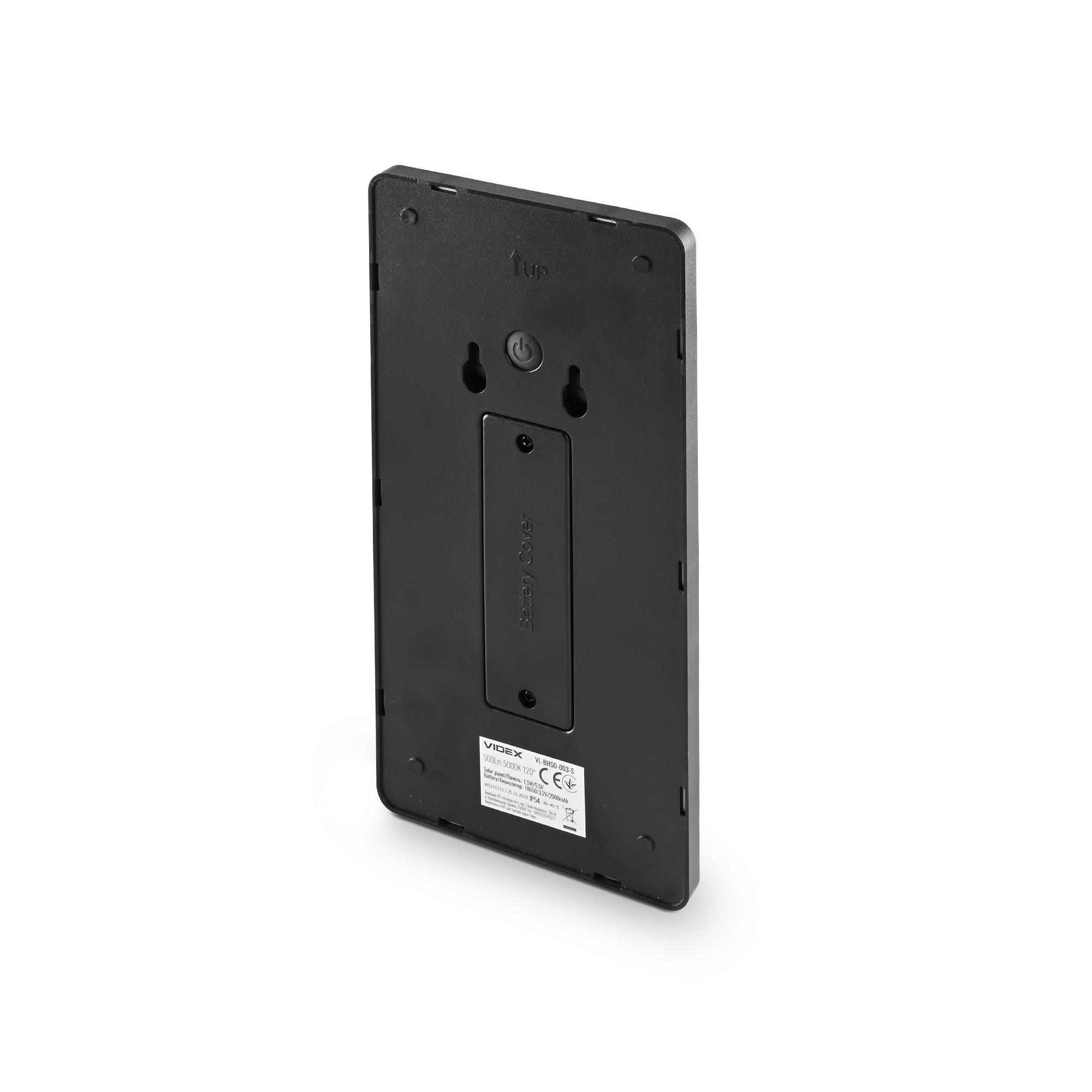 LED світильник автономний настінний IP54 VIDEX VL-BHSO-003-S 500Lm 5000K — фото 6 з 10