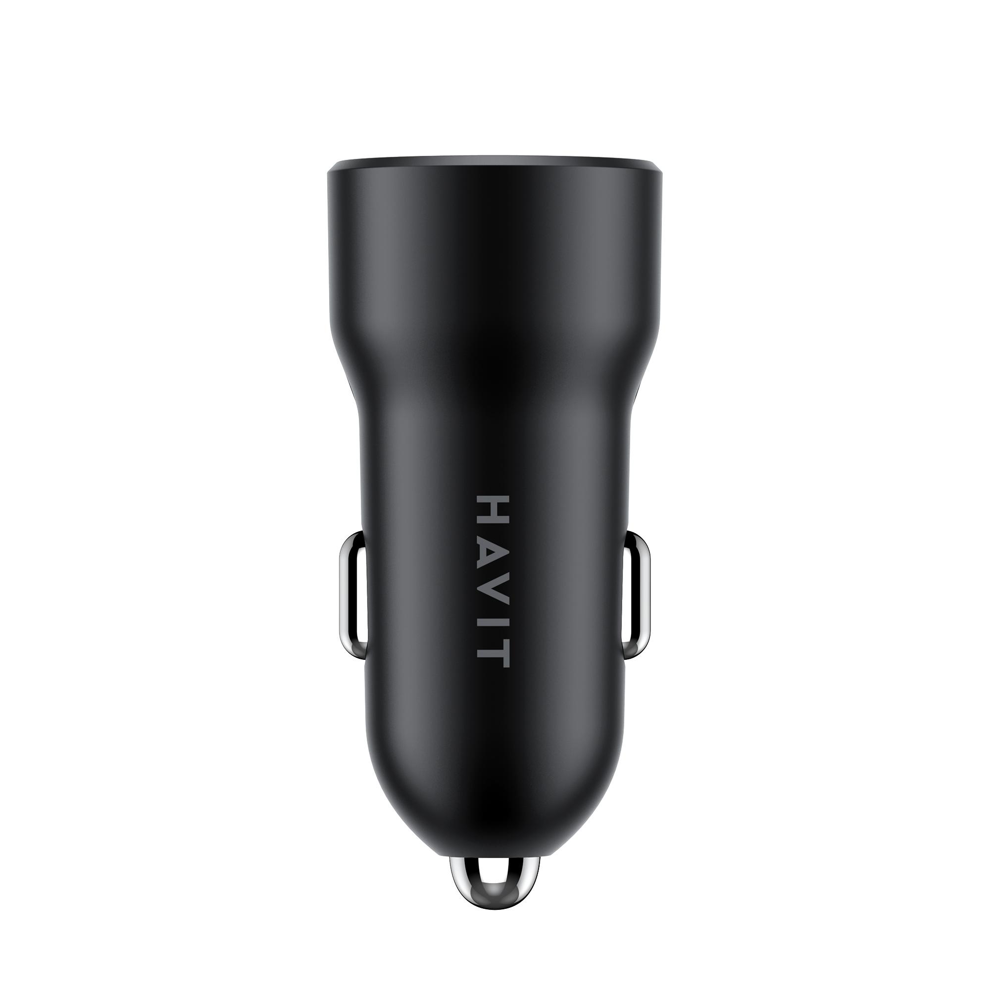 Автомобільний зарядний пристрій HAVIT HV-CC613 20W USB+USB-C — фото 9 з 10