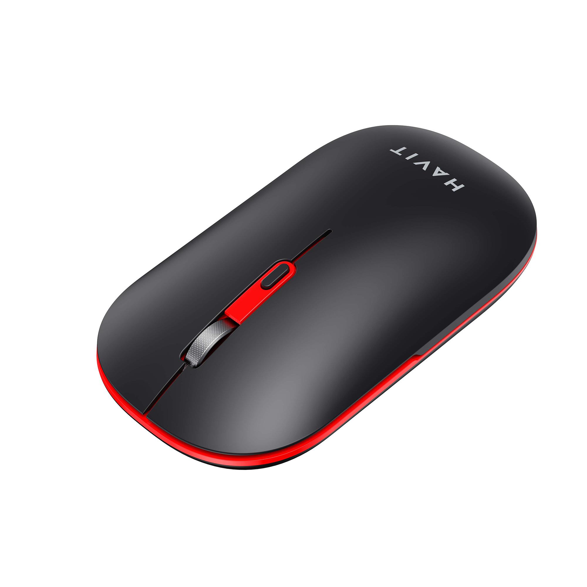 Бездротова миша дворежимна HAVIT HV-MS60WB Black (2.4GHz + BT5.1) — фото 4 з 5