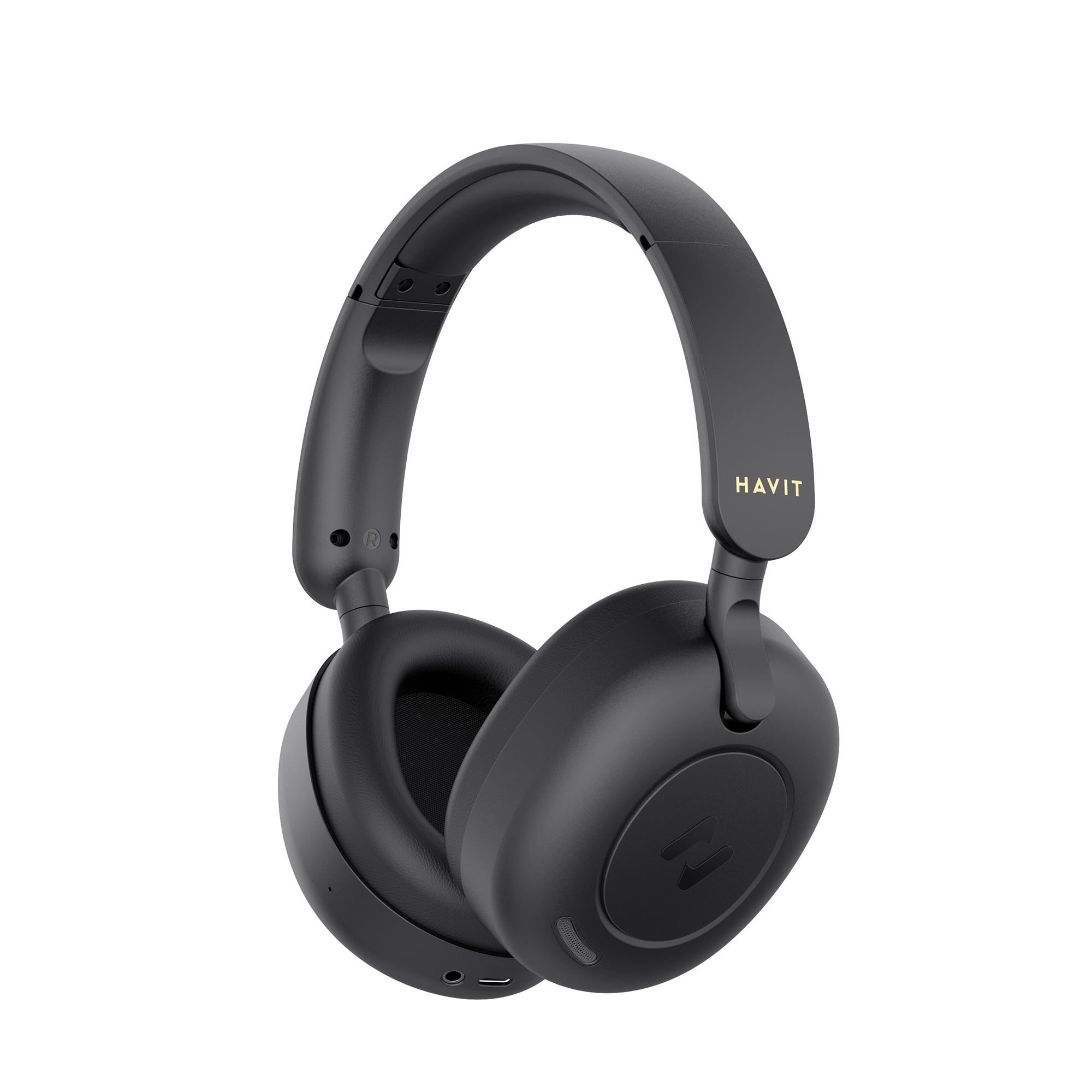 Навушники накладні бездротові HAVIT HV-H655BT ANC Black — фото 1 з 5