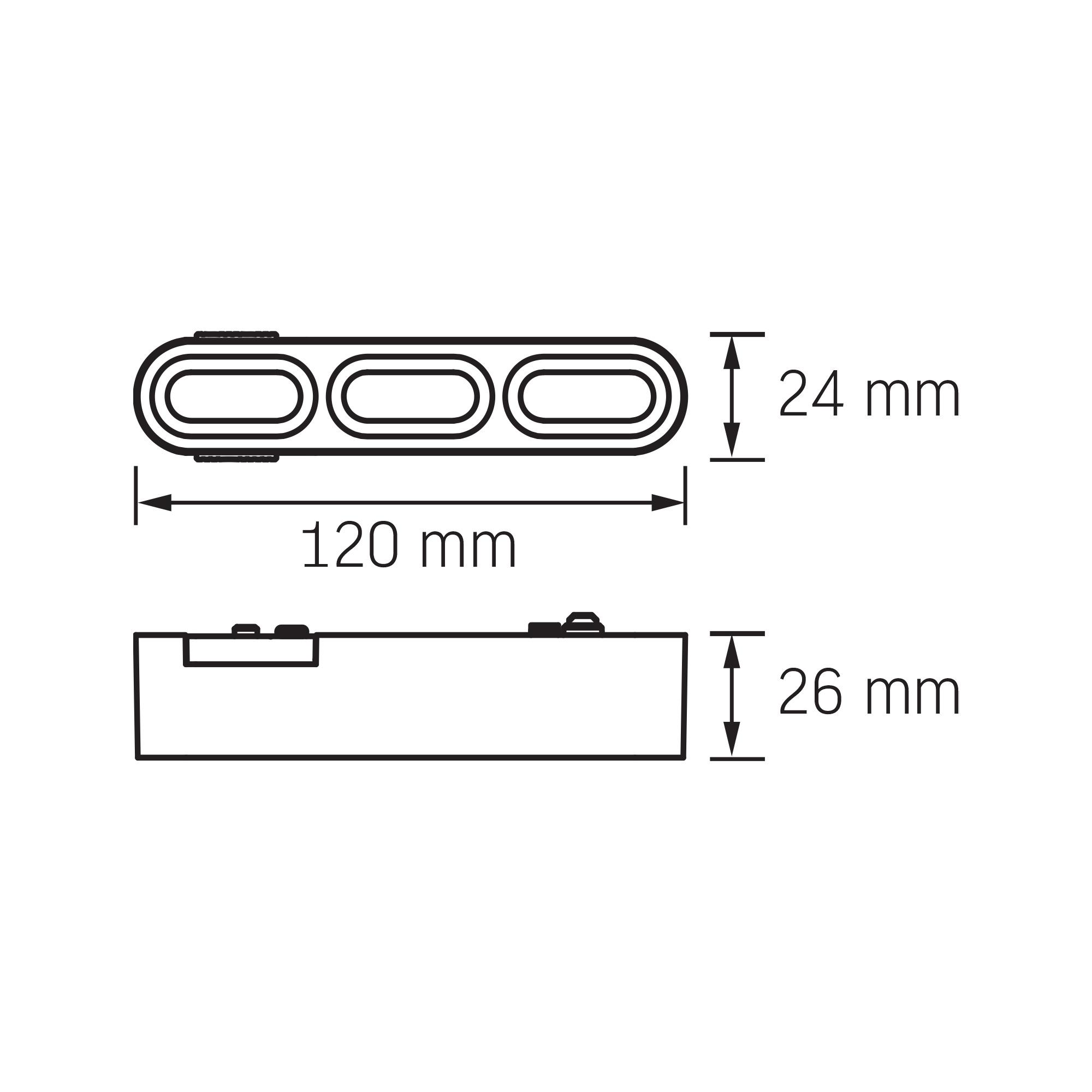 Світильник МАГНІТНИЙ трековий VIDEX LD13B 5.5W 4000K 48V Black — фото 9 з 9